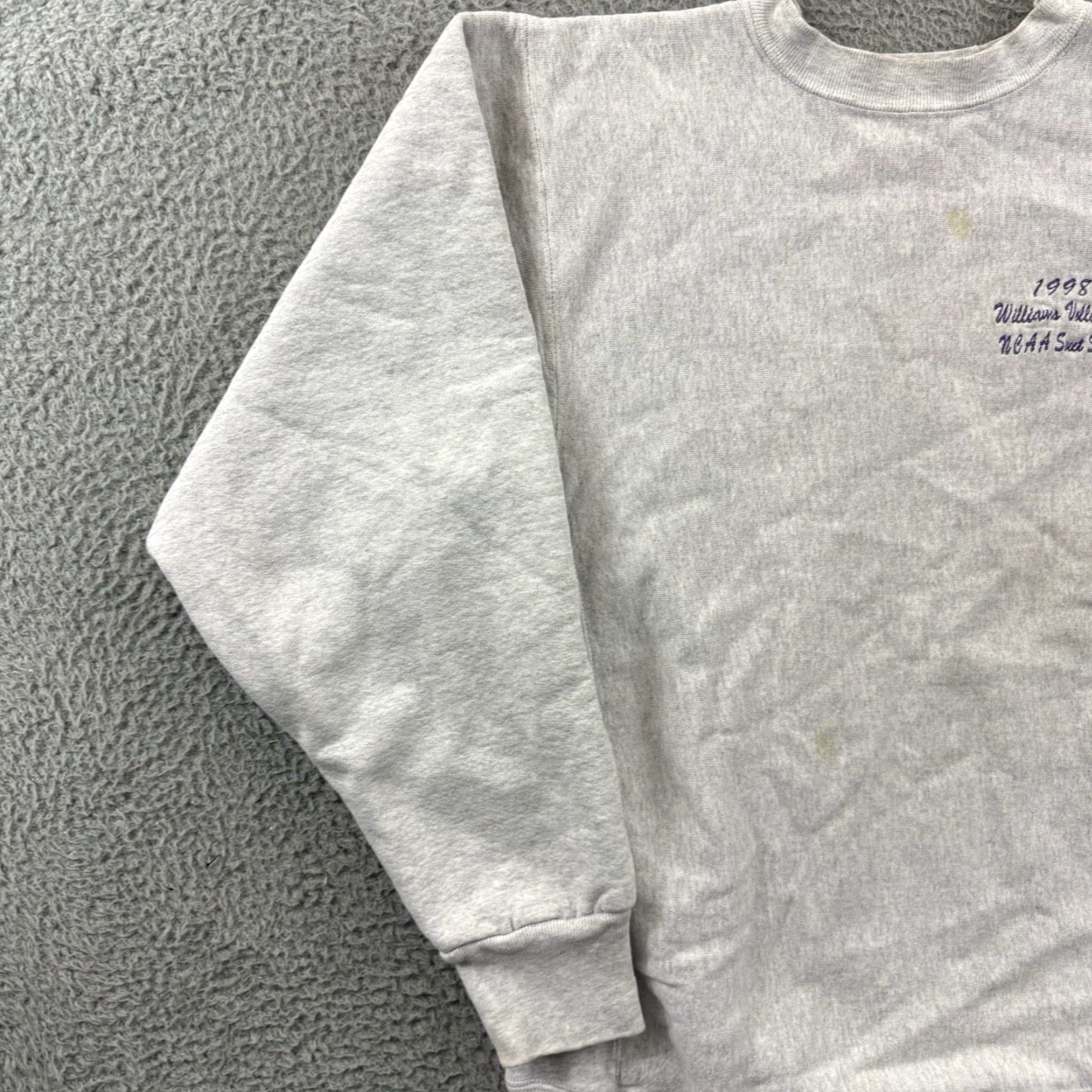 Vintage VINTAGE Williams College Sweatshirt Men’s Large Gray 90s Reverse Weave Pullover Size US L / EU 52-54 / 3 - 5 Thumbnail