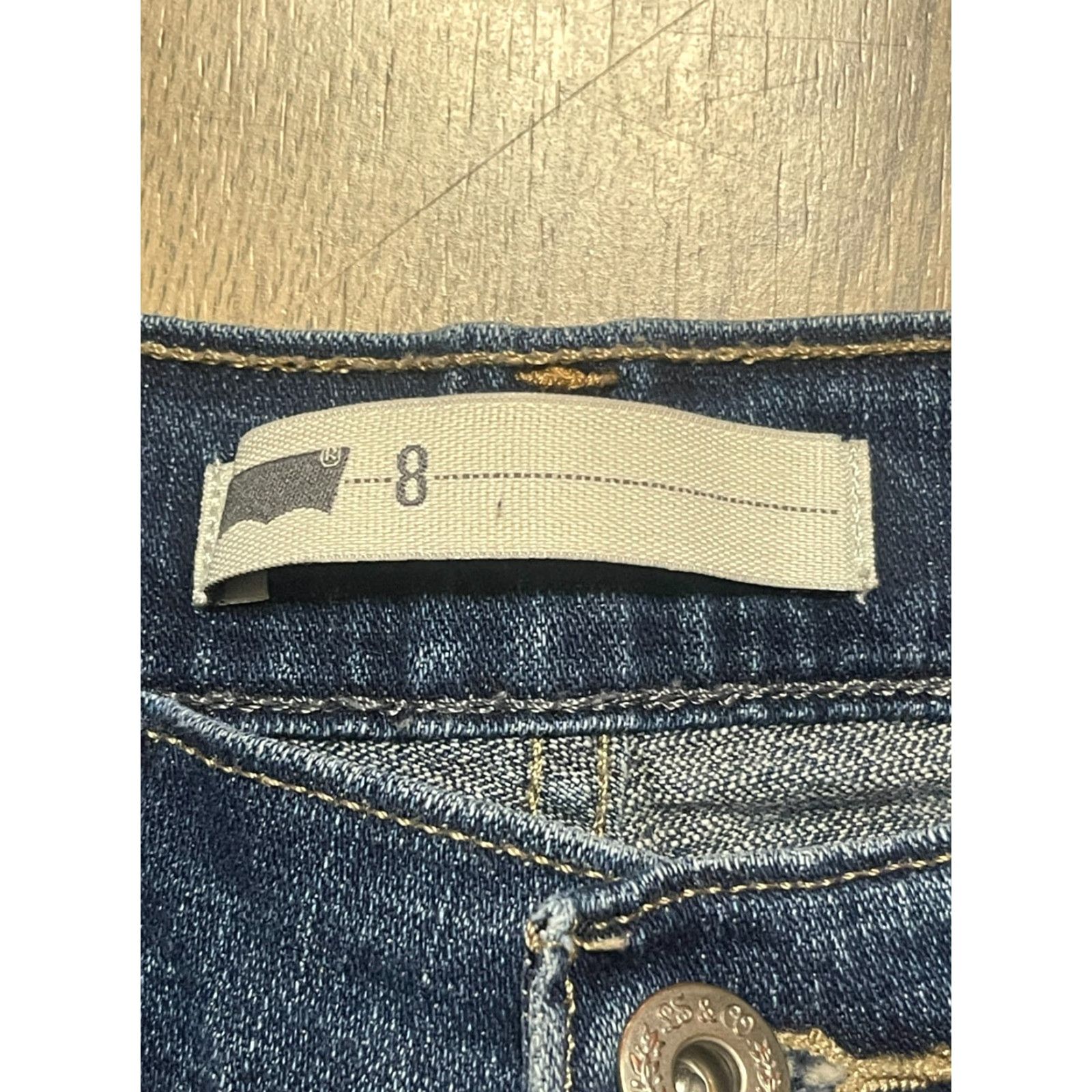 Levi's Levi's Jeans Women's 8 Capris Denim Blue Pockets Dark Wash Size 30" / US 8 / IT 44 - 4 Thumbnail
