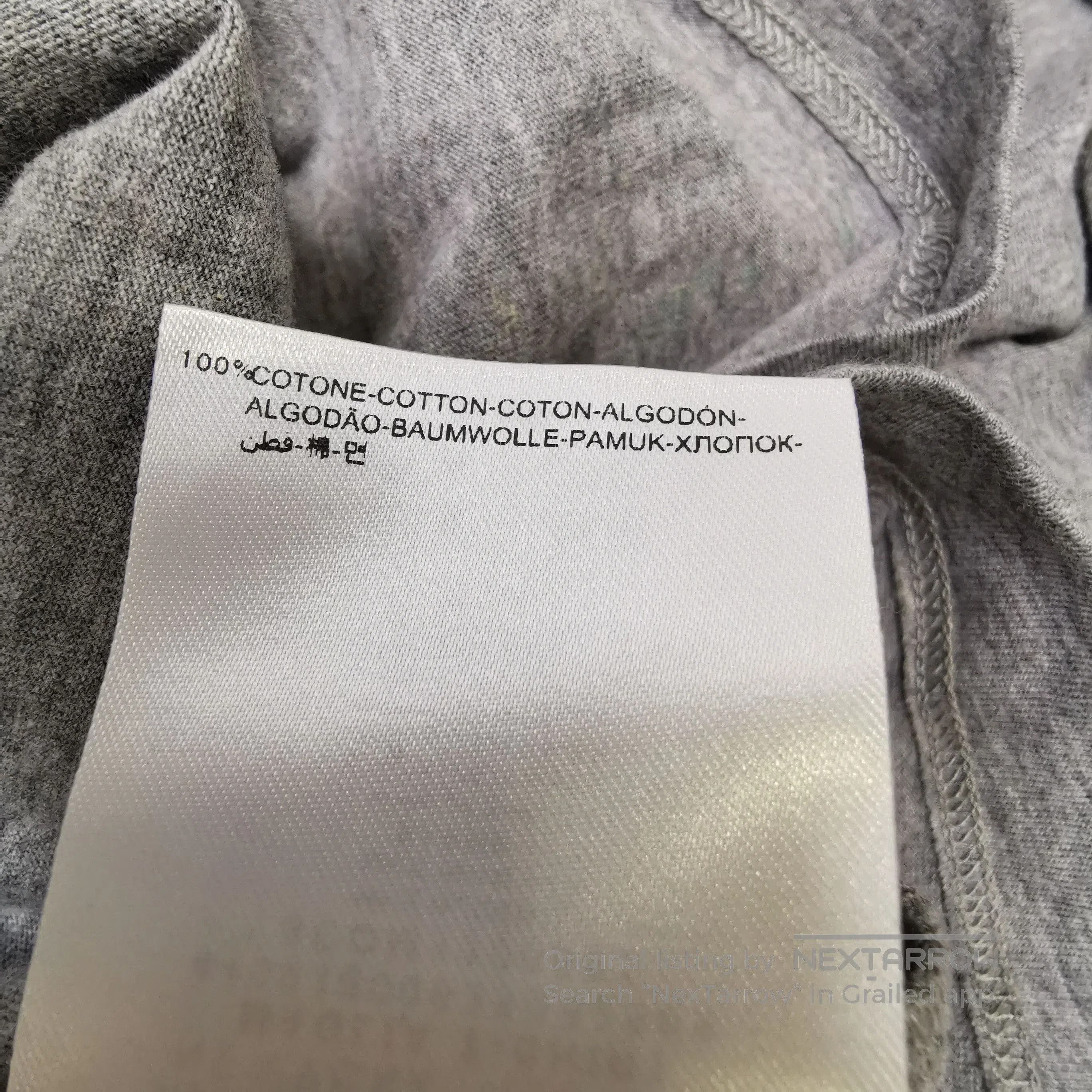 Moncler Moncler Gray Graphic Print Crew Neck T. Size US XXL / EU 58 / 5 - 8 Thumbnail