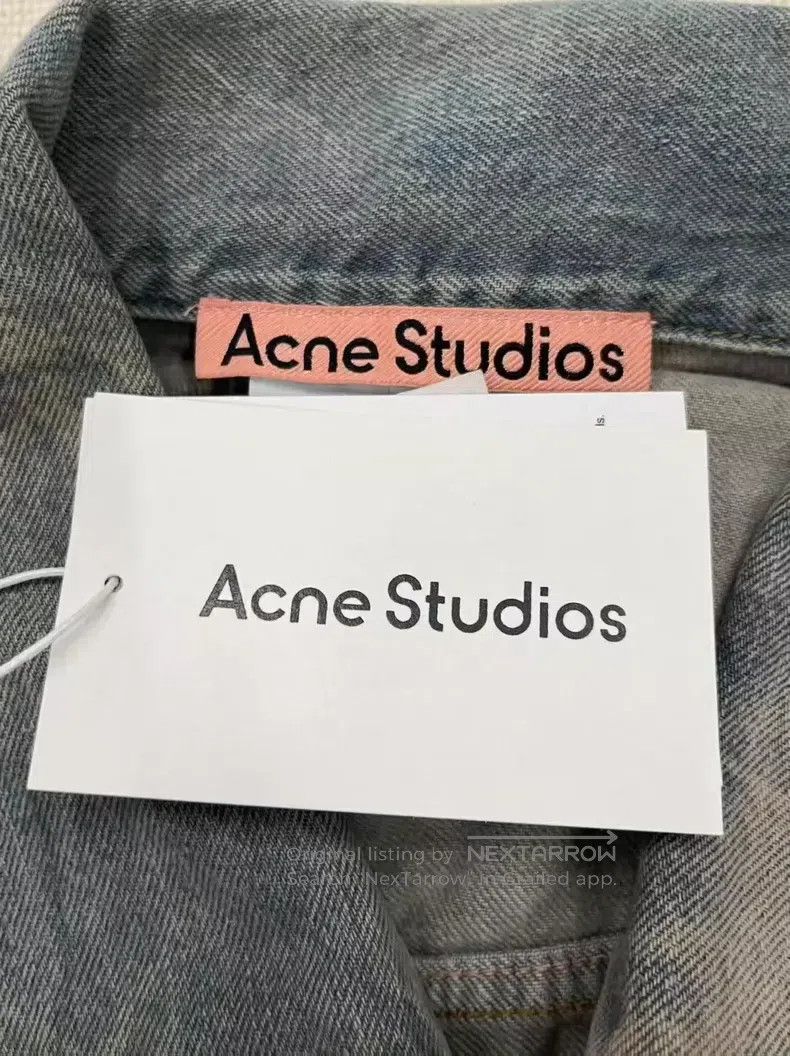 Acne Studios Acne Studios Solid-Color Collared Loose Long-Sleeve Button Size US S / EU 44-46 / 1 - 2 Thumbnail