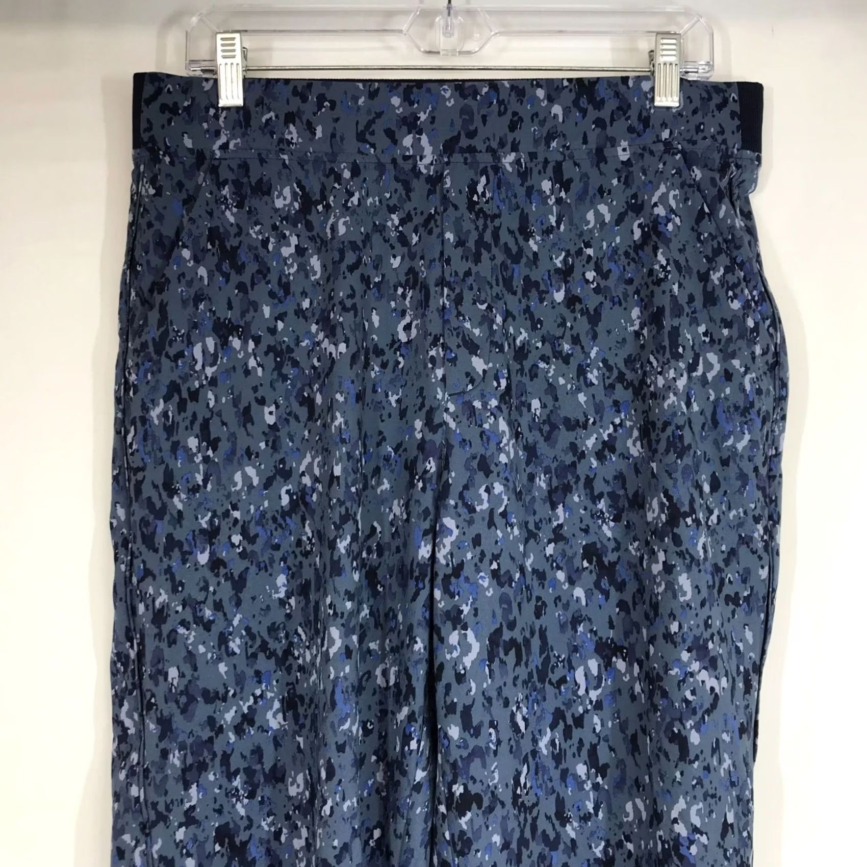 Athleta VINTAGE ATHLETA WOMEN'S 12 BLUE POLYESTER BLEND ELASTIC WAIST PANT Shirt? Size 34" / US 12 / IT 48 - 2 Thumbnail