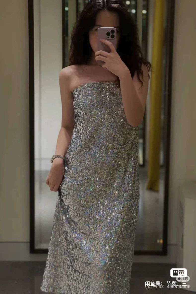 Dries Van Noten dries van noten Showy sequin wide-leg pants 2503-Nextarrow Size US 26 / EU 42 - 7 Thumbnail