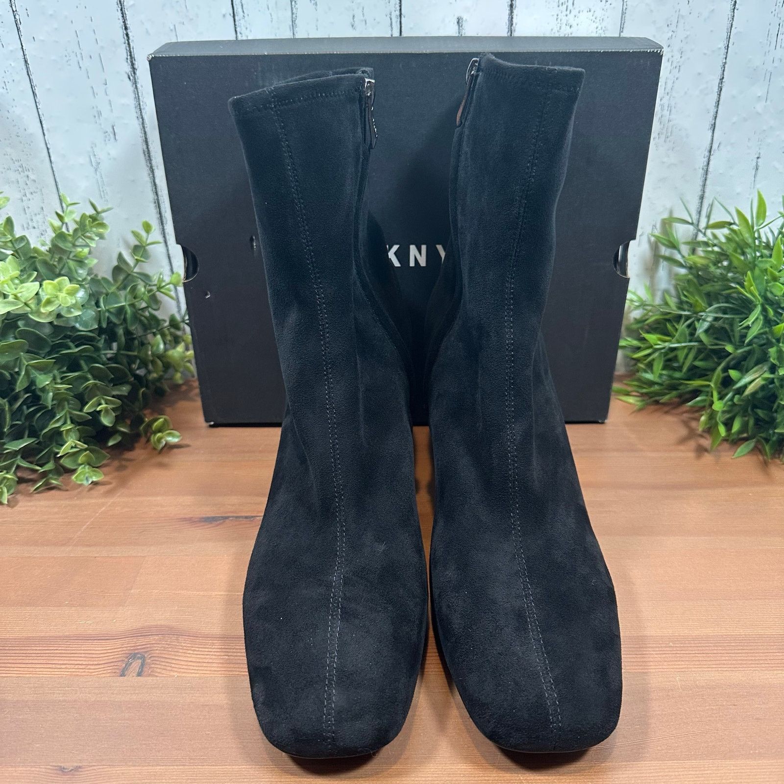 DKNY DKNY Women's Cavale Black Stretch Booties Size 11 Size US 11 / IT 41 - 5 Thumbnail
