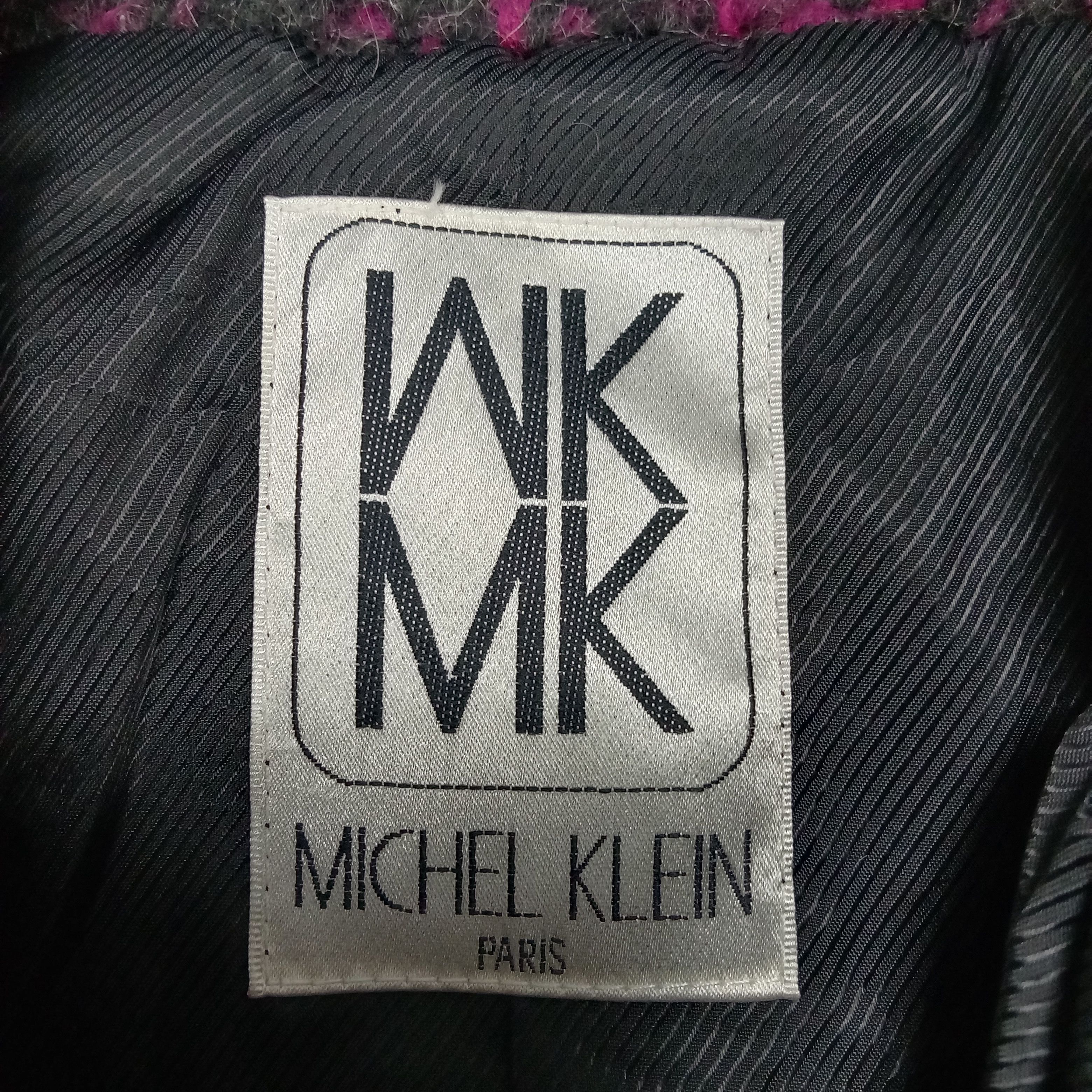 Michel Klein × Vintage Michel Klein Italian Designer Wool Coat Jacket Size US S / EU 44-46 / 1 - 3 Thumbnail
