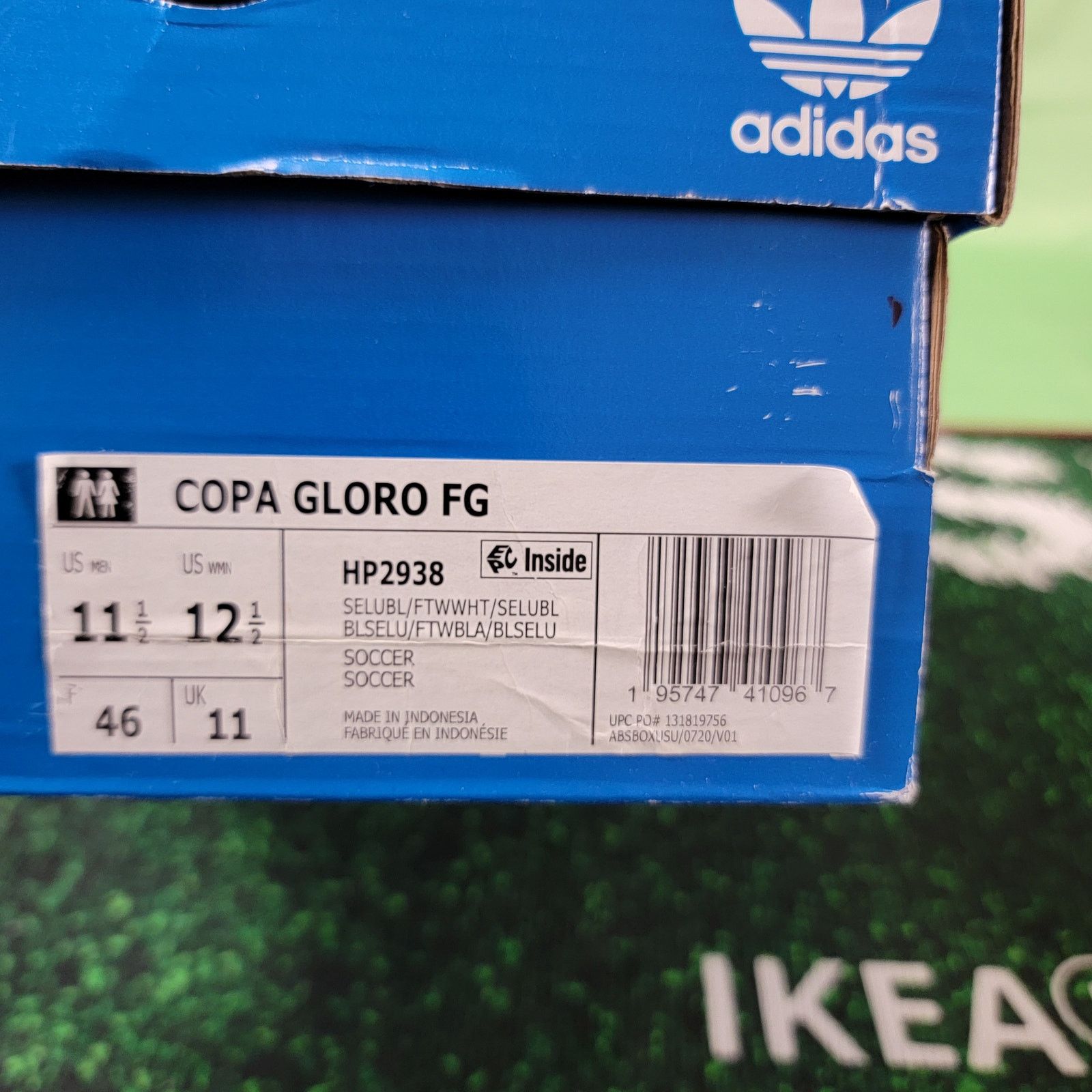 Adidas Adidas Copa Gloro FG Soccer Cleats Blue/White Mens Sz 11.5 Size US 11.5 / EU 44-45 - 12 Thumbnail