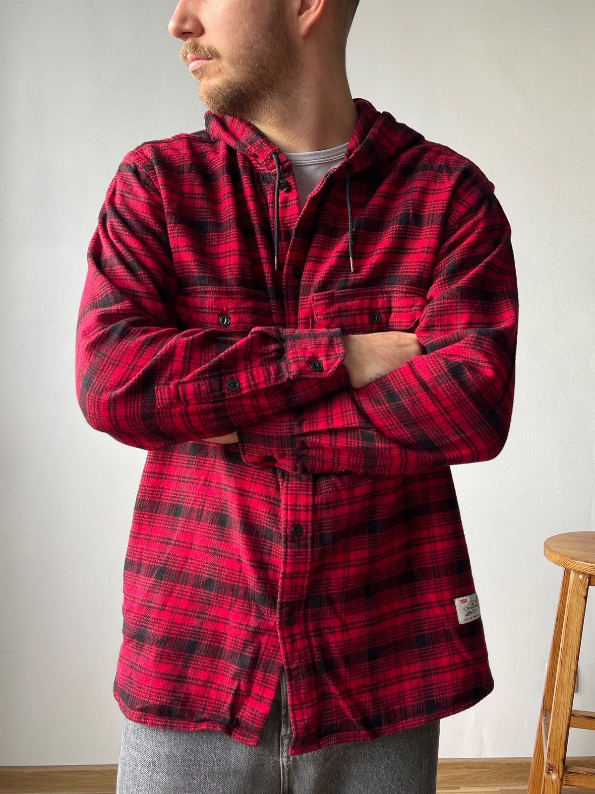 Levi's LEVI'S Justin Timberlake Plaid Flannel Overshirt Jacket M Size US M / EU 48-50 / 2 - 2 Thumbnail
