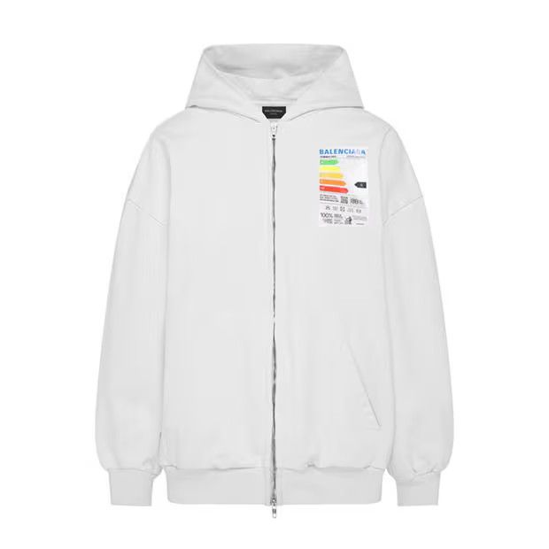 Balenciaga o1g2r1mq0924 Hoodies in White Size XXS / US 00 / IT 34 - 1 Thumbnail