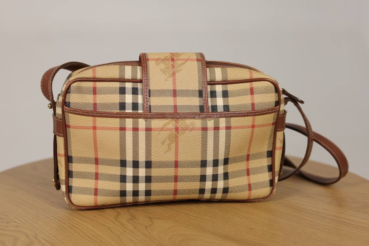 Burberry × Vintage Vintage Burberrys Monogram Leather Shoulder Bag Size ONE SIZE - 4 Thumbnail