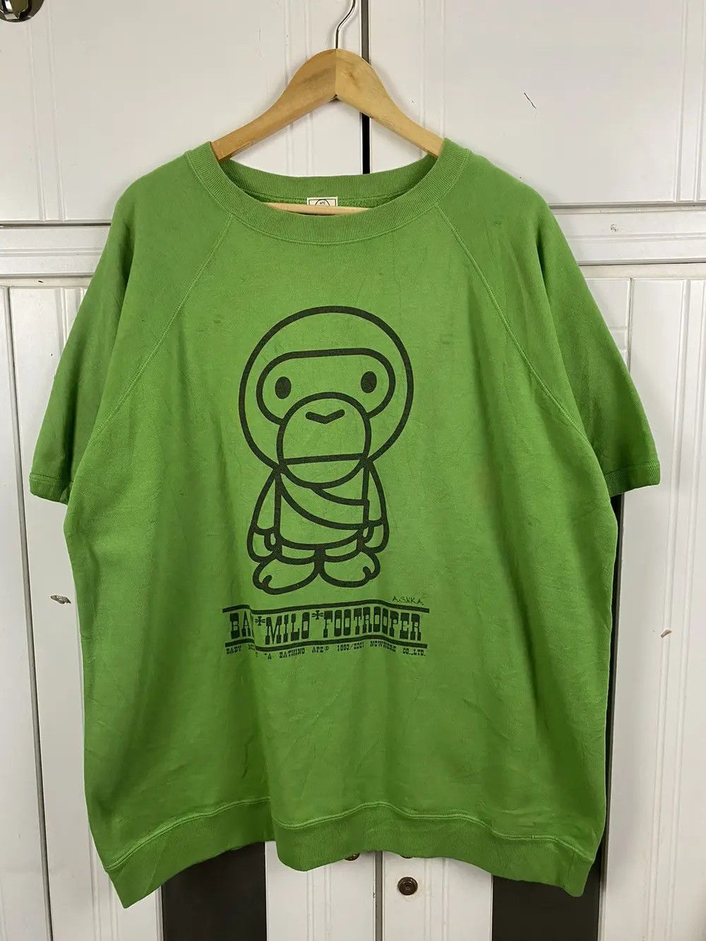 Bape Baby Milo Footrooper S/S Crewneck Size US XL / EU 56 / 4 - 1 Thumbnail