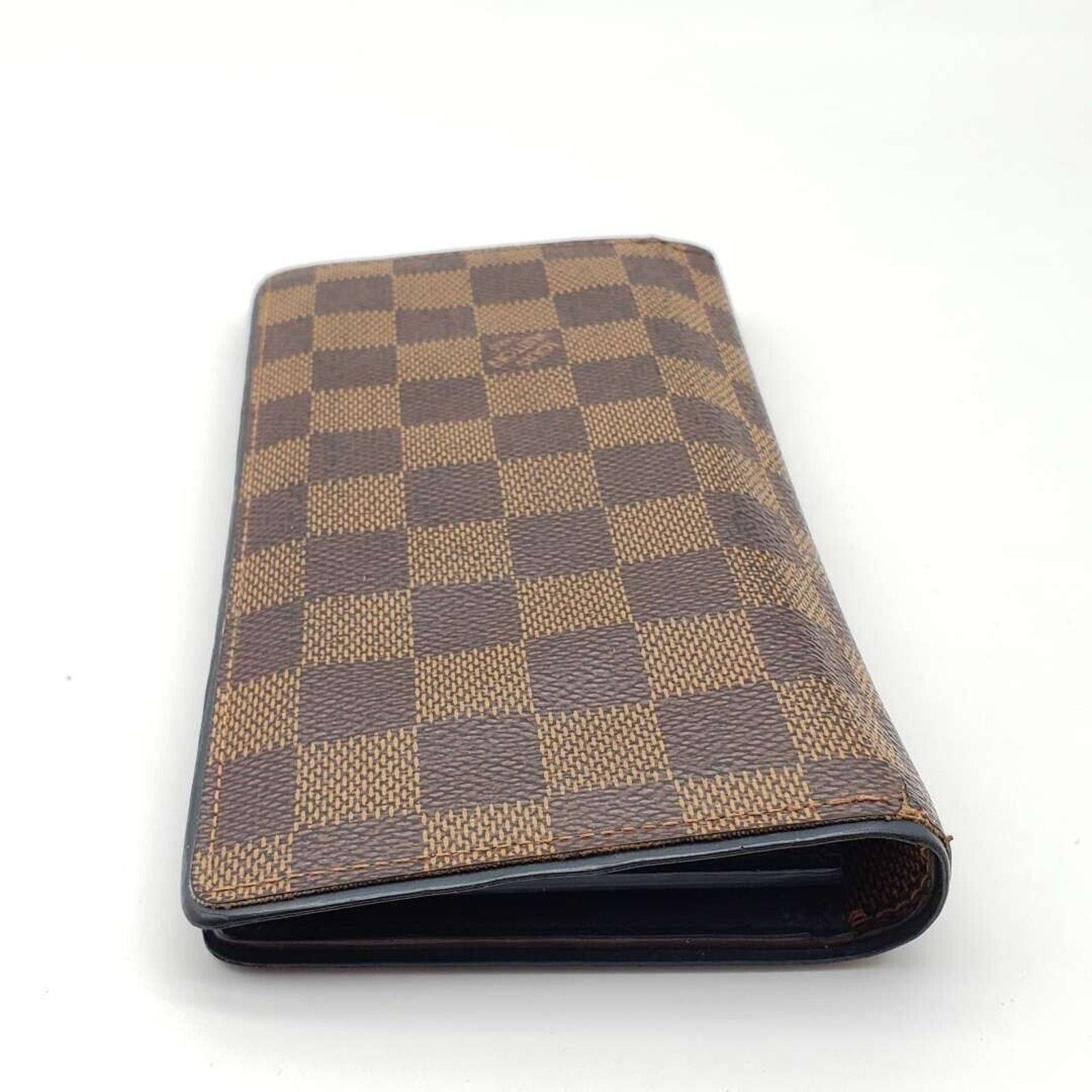 Louis Vuitton Authentic Louis Vuitton Portefeuille Brazza Damier Ebene Size ONE SIZE - 3 Thumbnail