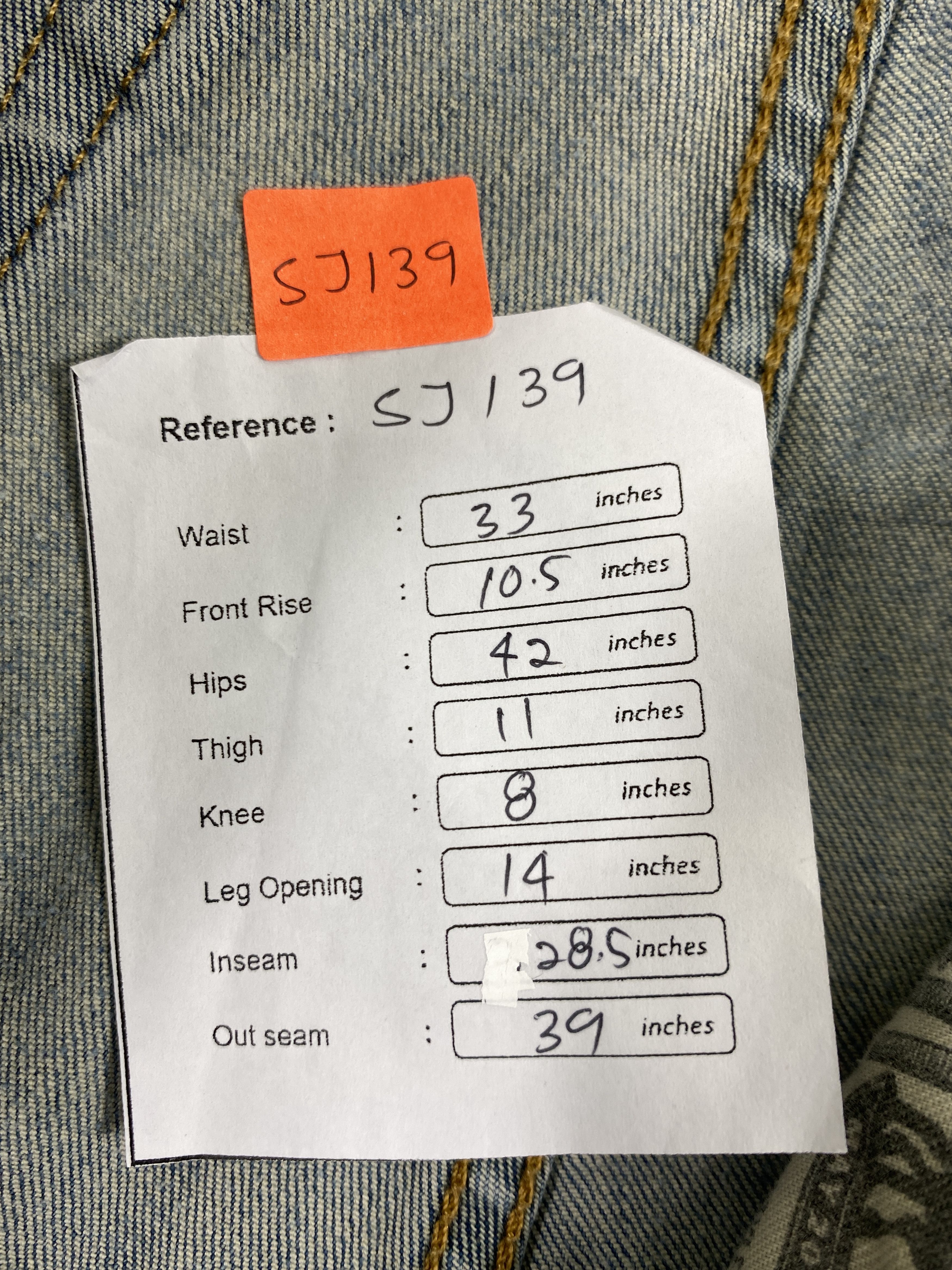 Levi's Light Wash Levi's 505 Jeans 33x28.5 Denim -SJ139 Size US 33 - 8 Thumbnail