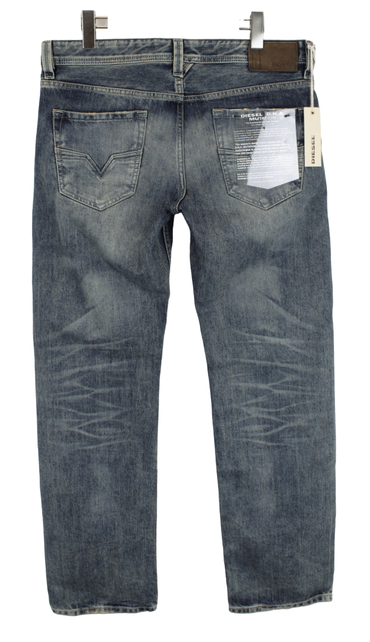 Diesel DIESEL D.N.A. Mutation Larkee Regular Jeans Men's W33/L32 Size US 33 - 2 Thumbnail