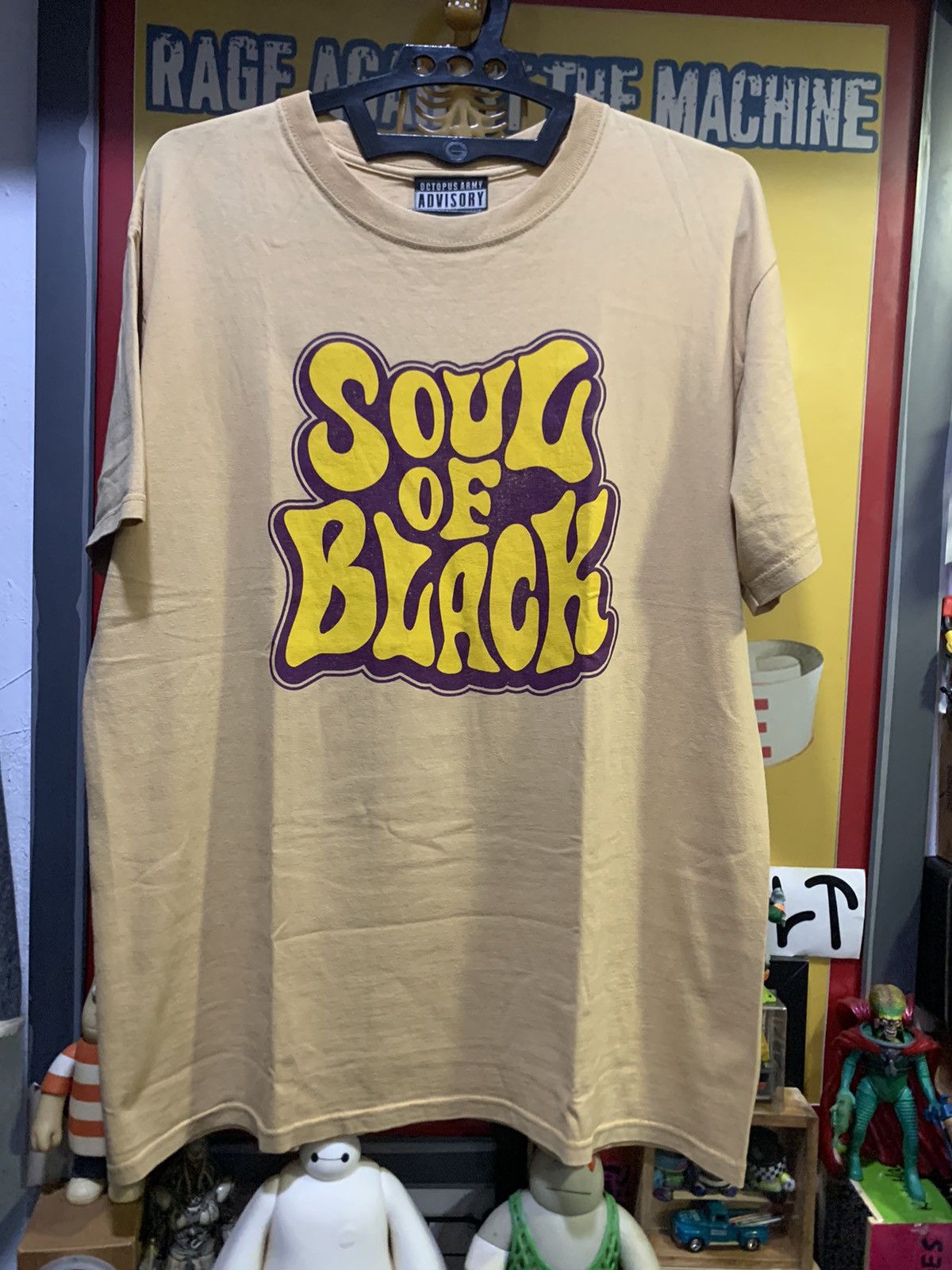 Japanese Brand Vintage OCTOPUS ARMY “Soul Of Black” Japanese Brand tee Size US L / EU 52-54 / 3 - 2 Thumbnail