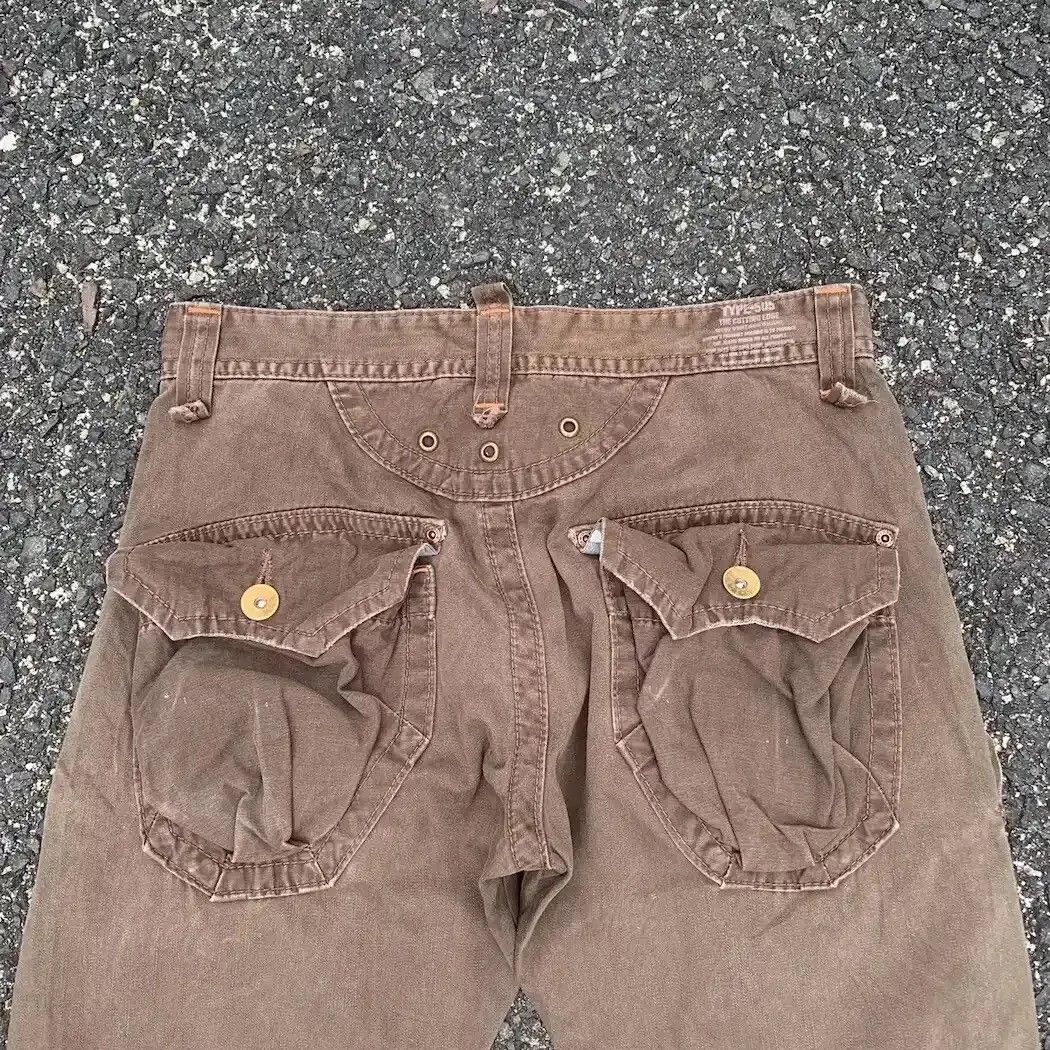 Selected Homme STEALS 💥 FLARE/BOOTCUT JAPANESE BONDAGE RARE TACTICAL PANTS Size US 29 - 11 Thumbnail