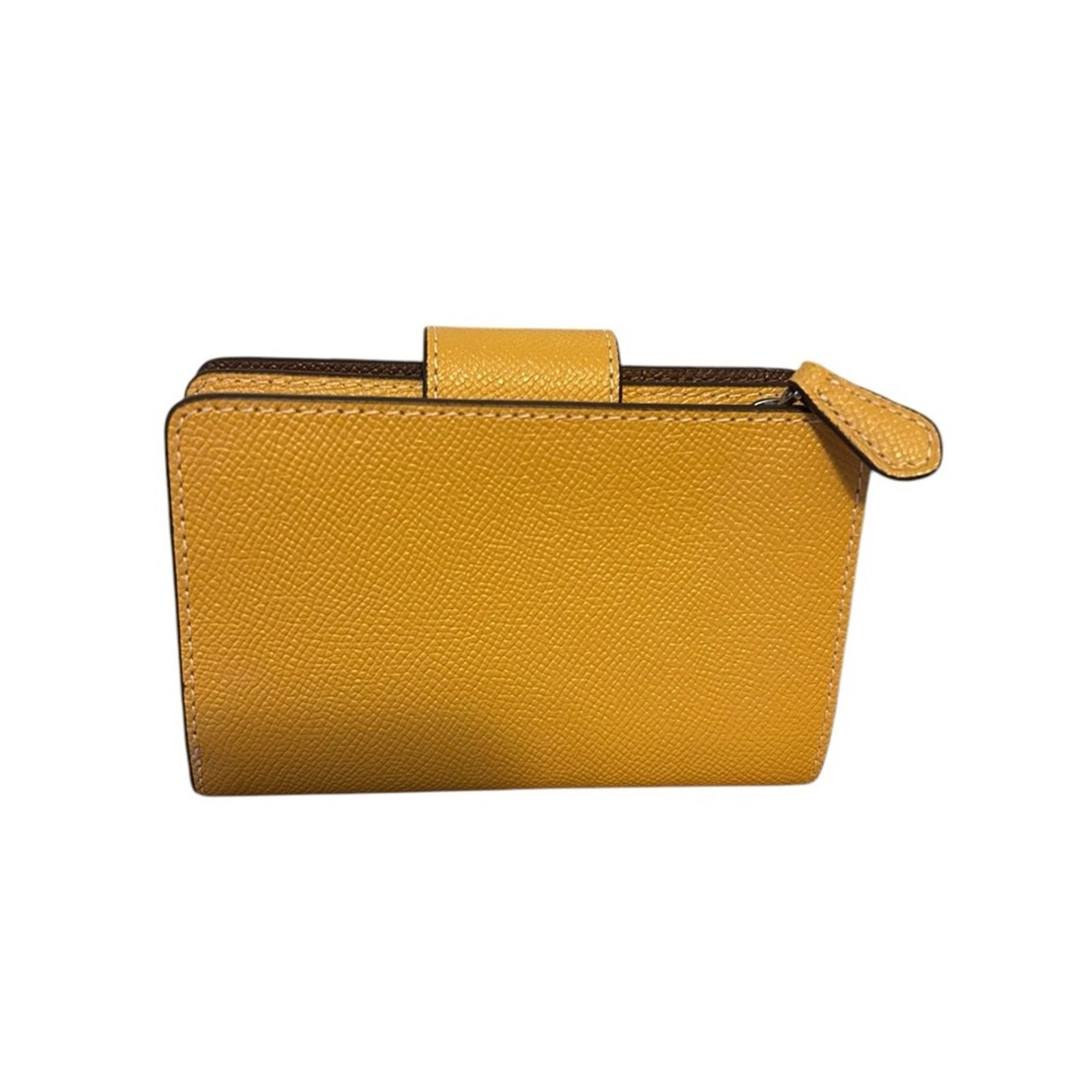 Coach Nwt Coach Yellow Leather Corner Zip Wallet Size ONE SIZE - 2 Thumbnail