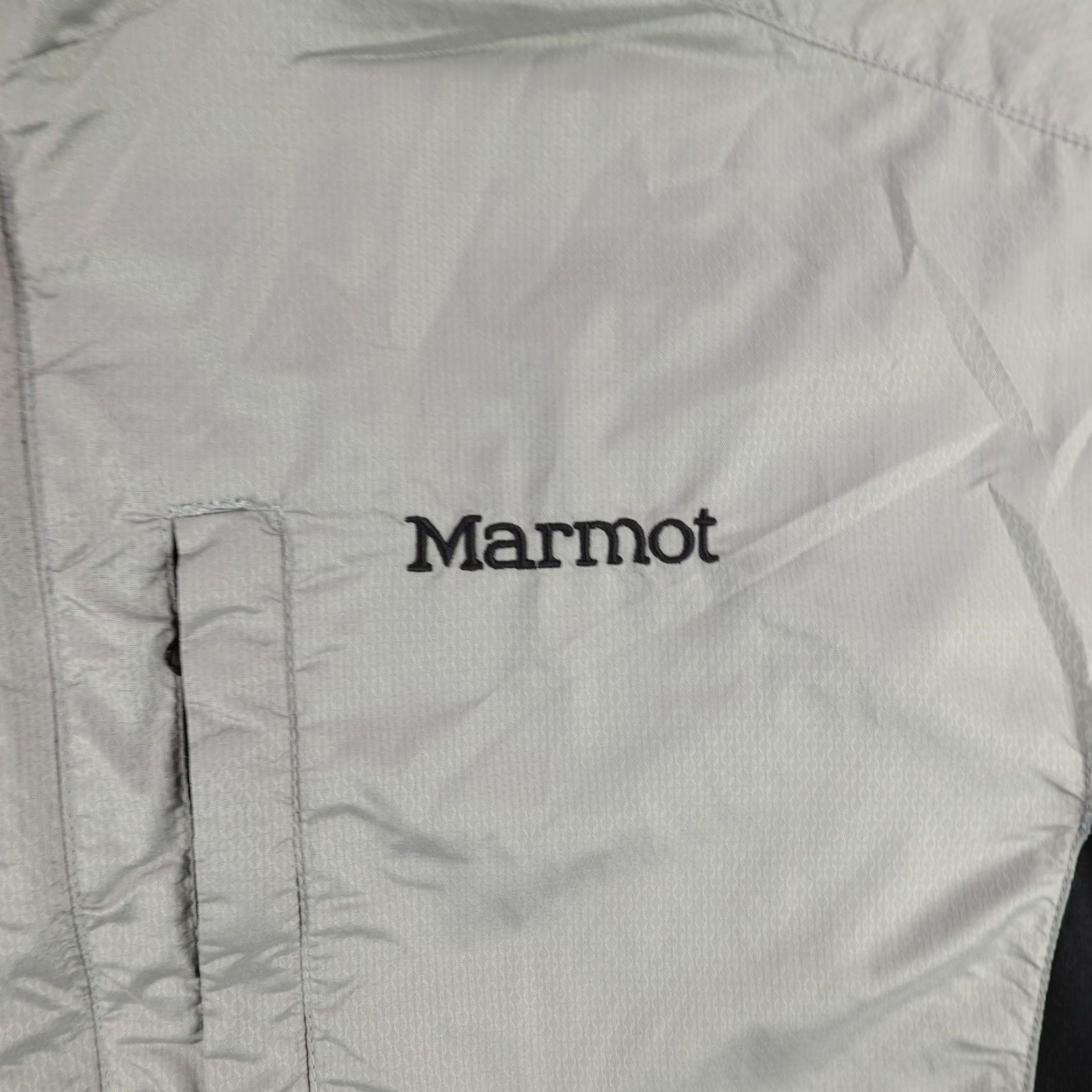 Marmot Marmot Jacket Mens Medium Gray Black Windbreaker Lined Full Zip Up Regular Fit Outdoor Coat Size US M / EU 48-50 / 2 - 3 Thumbnail