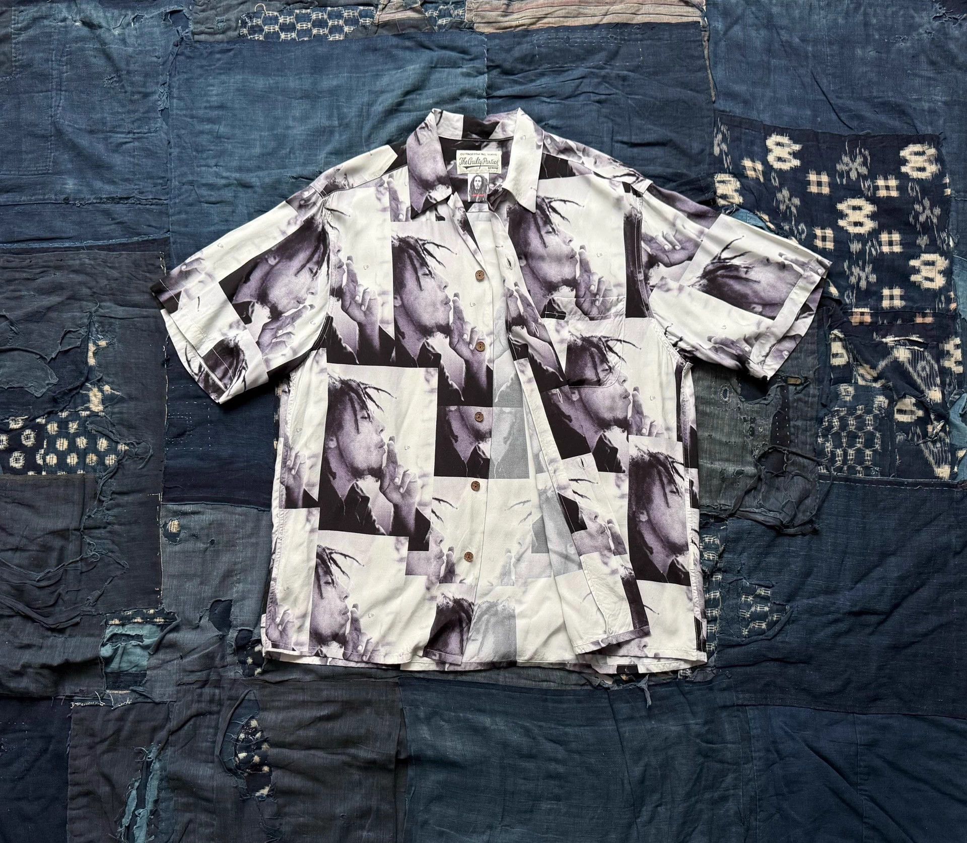 Wacko Maria Wacko Maria x 2Pac Hawaiian Shirt L Orange SS23 Size US L / EU 52-54 / 3 - 2 Thumbnail