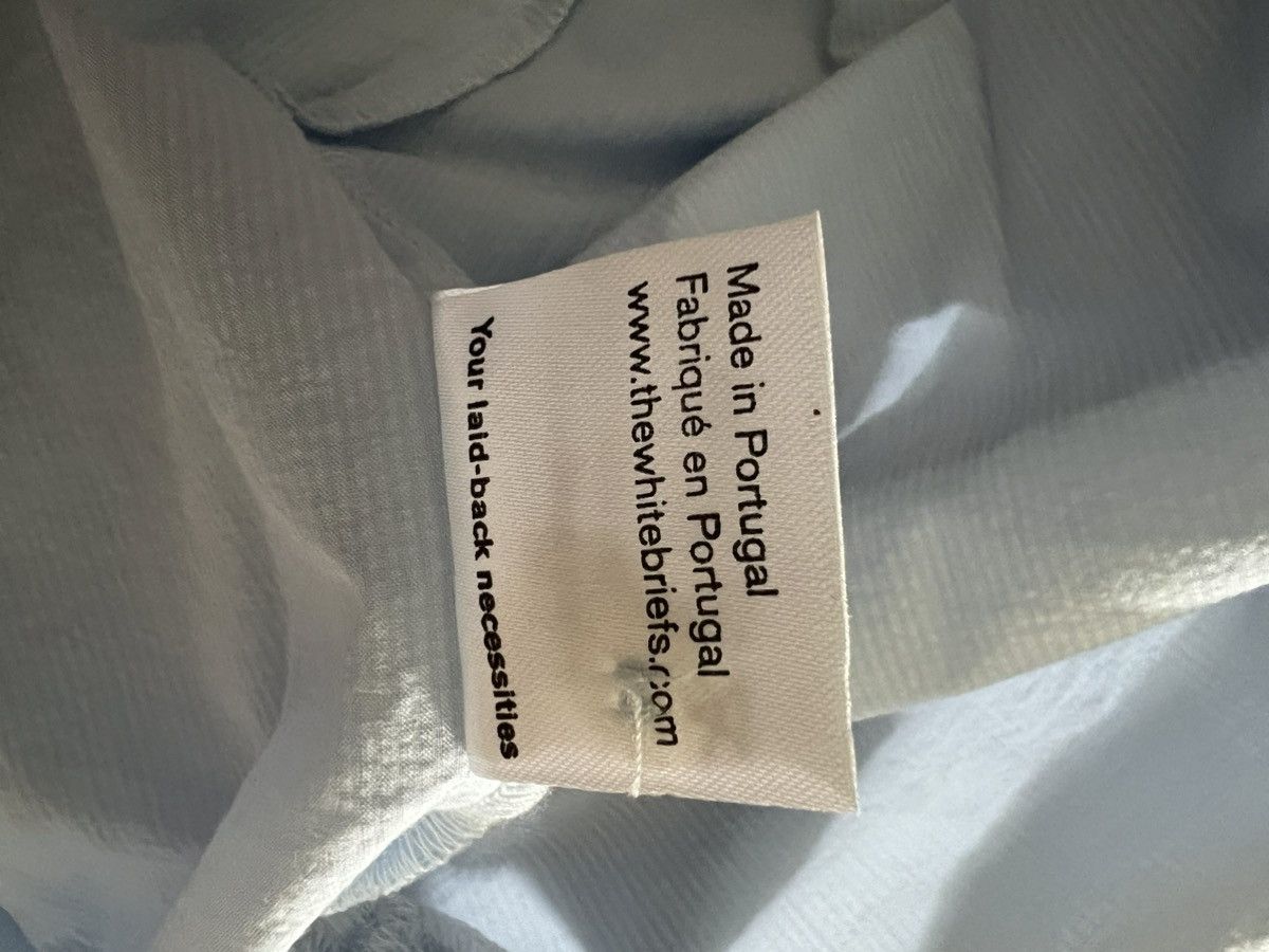 The White Briefs Granddad Collar Long-sleeve Button-up Size US XL / EU 56 / 4 - 6 Thumbnail