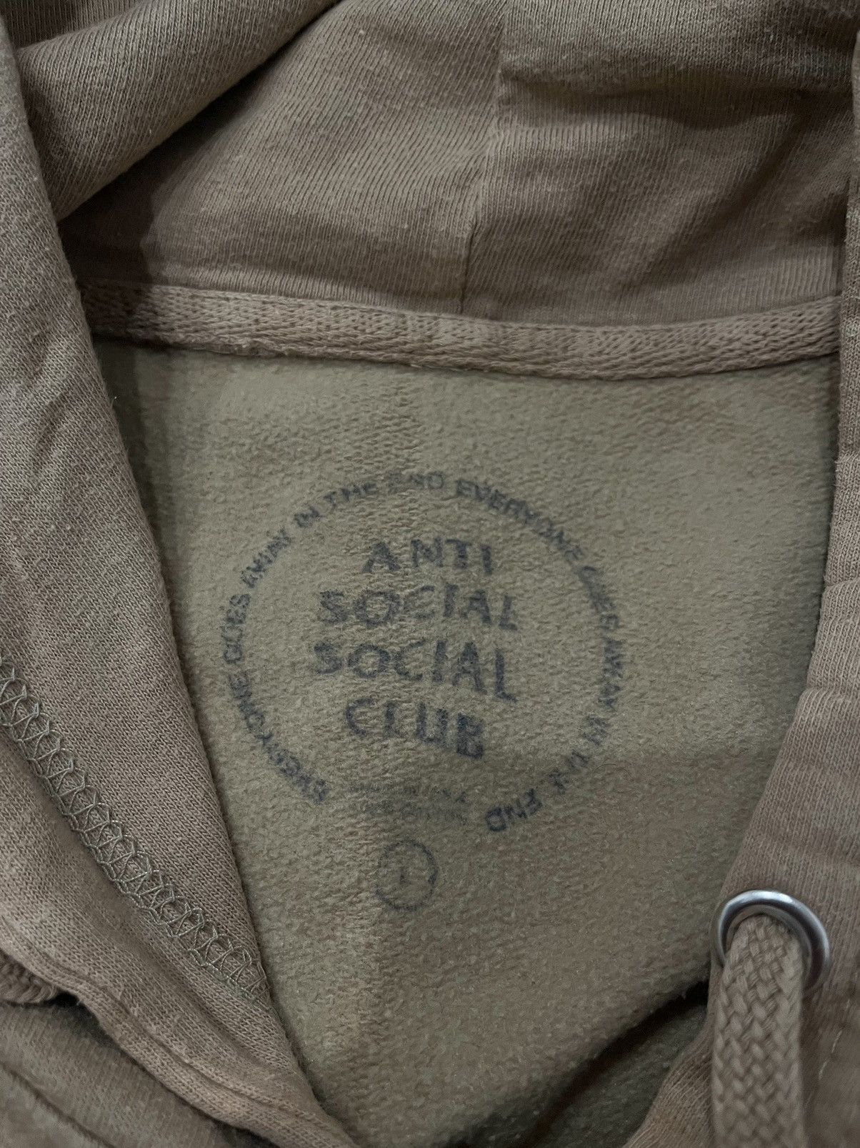 Anti Social Social Club FEIJYITE Anti Social Social Club Sand Hoodie Size US L / EU 52-54 / 3 - 6 Thumbnail