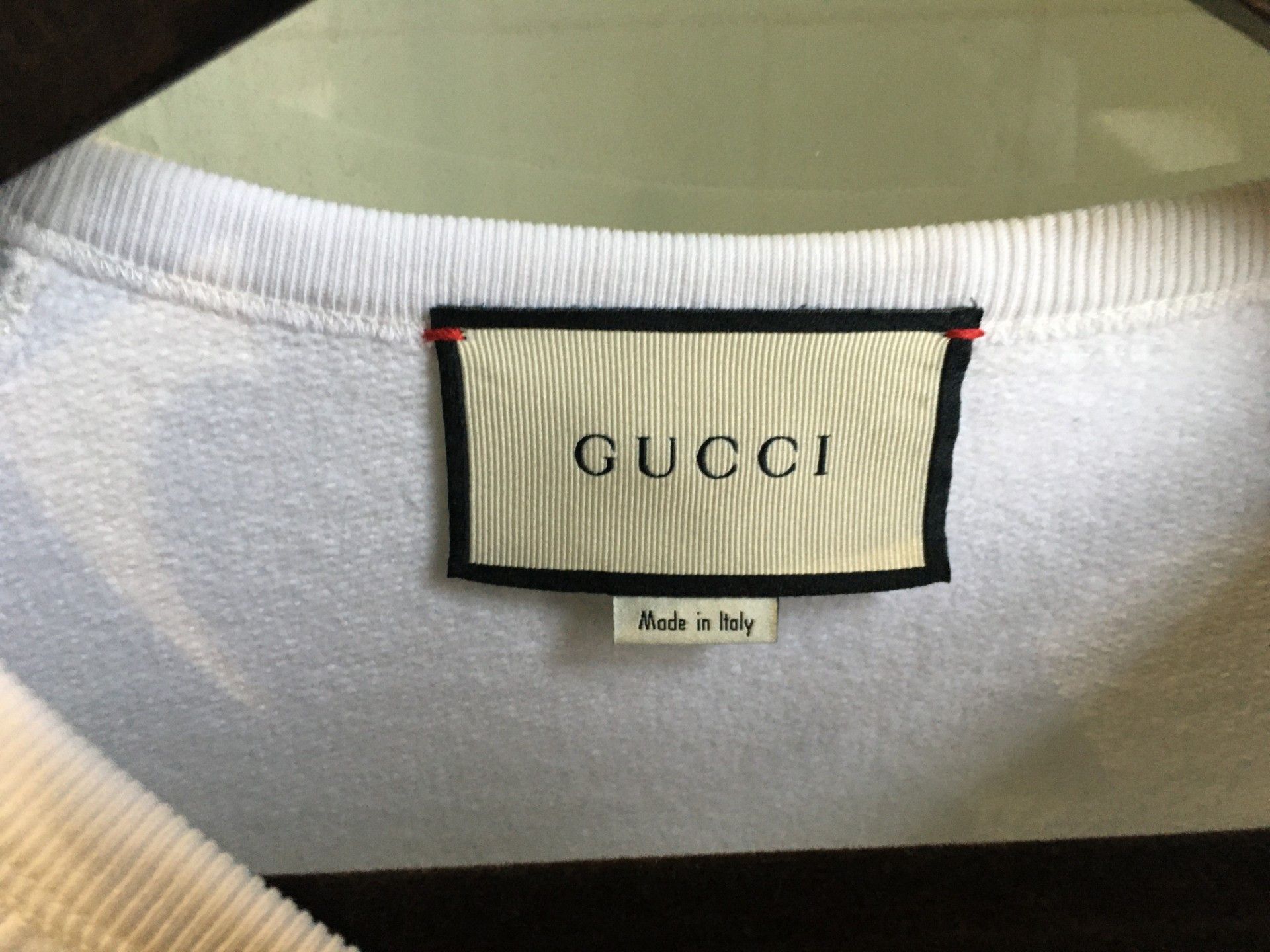 Gucci Gucci Logo Cotton Sweatshirt Size Small RRP $1,700 Size US S / EU 44-46 / 1 - 2 Thumbnail