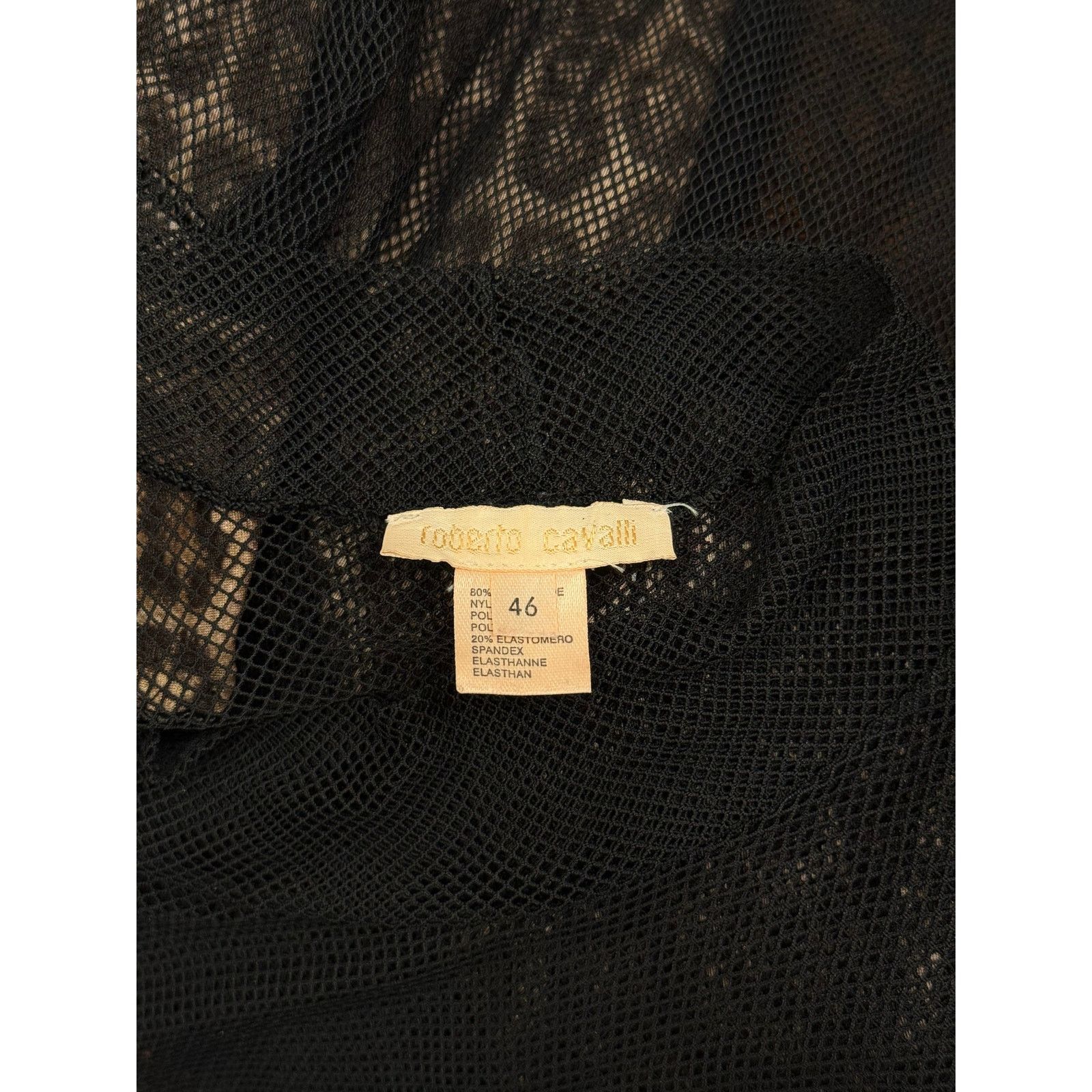 Roberto Cavalli 2000s Roberto Cavalli leopard sheer tank top Size L / US 10 / IT 46 - 2 Thumbnail