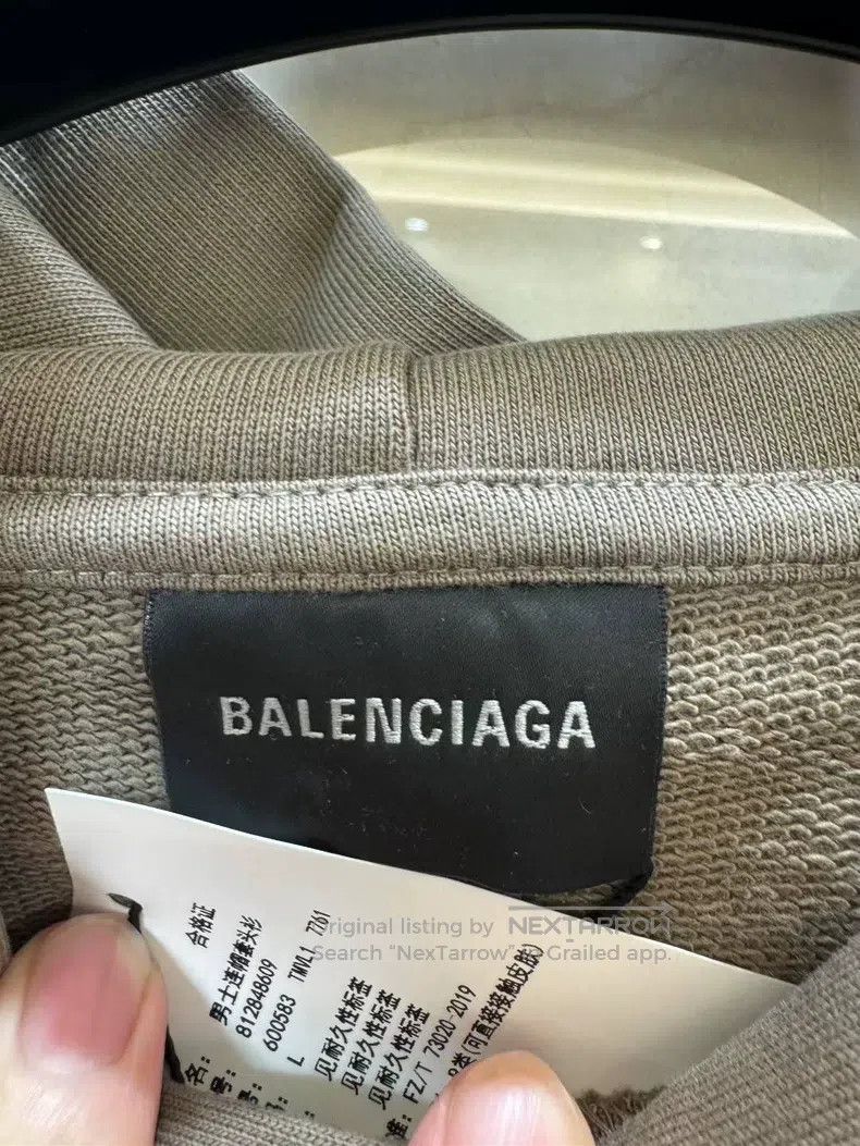 Balenciaga Balenciaga Grain wheat ear hooded sweatshirt Size US L / EU 52-54 / 3 - 3 Thumbnail