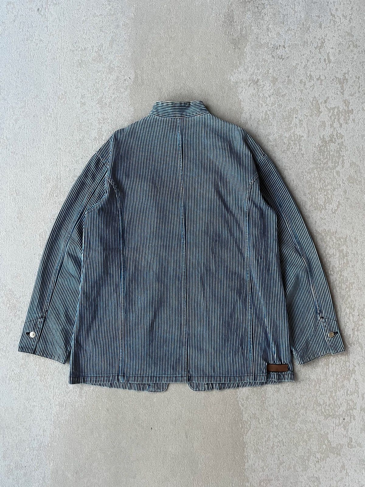 Head Porter Head Porter Plus Chore Jacket Hickory Denim Size US XL / EU 56 / 4 - 5 Thumbnail