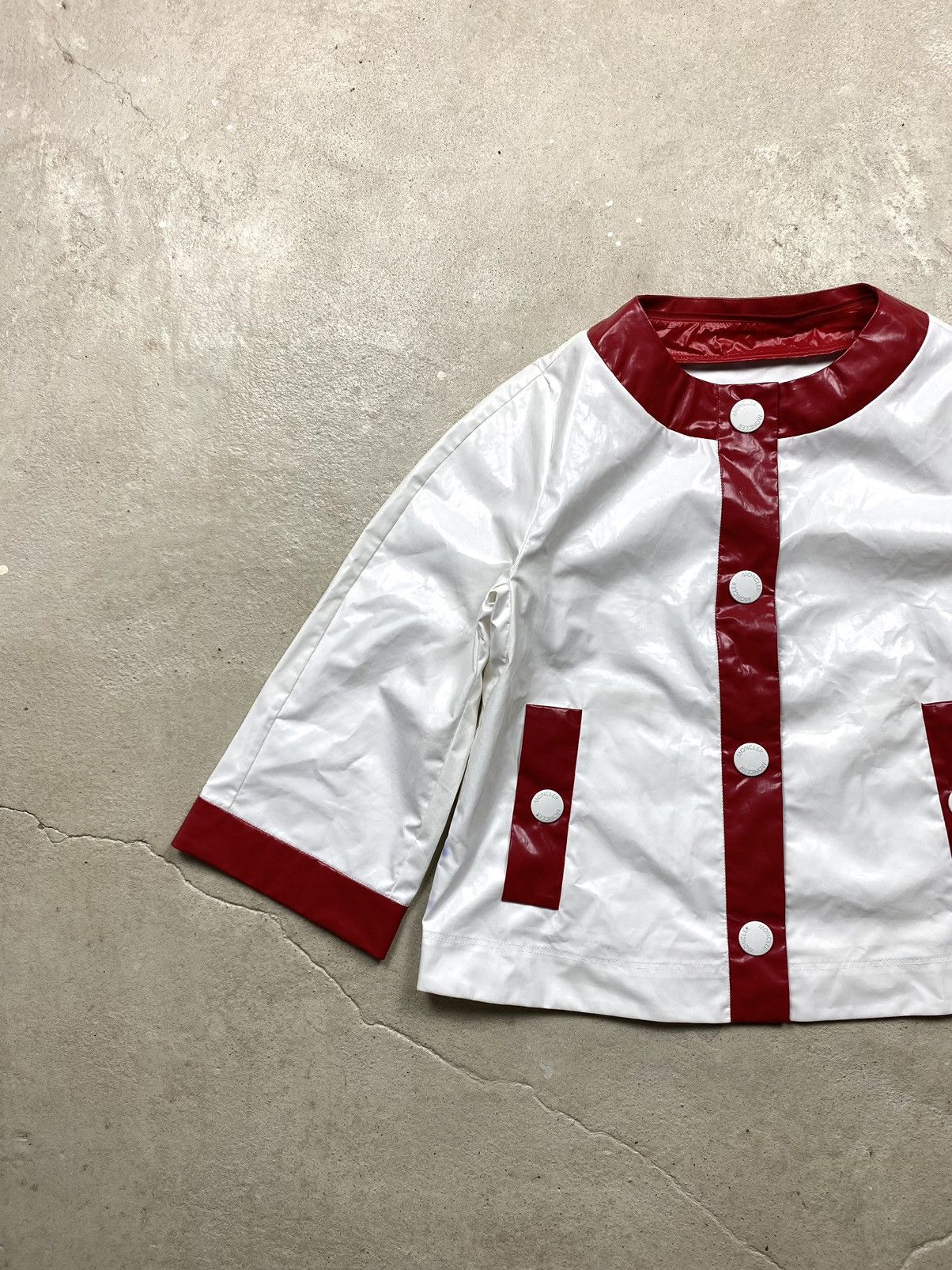 Other Very Rare! Vintage Moncler Rain Jacket Polyurethan Size S / US 4 / IT 40 - 3 Thumbnail