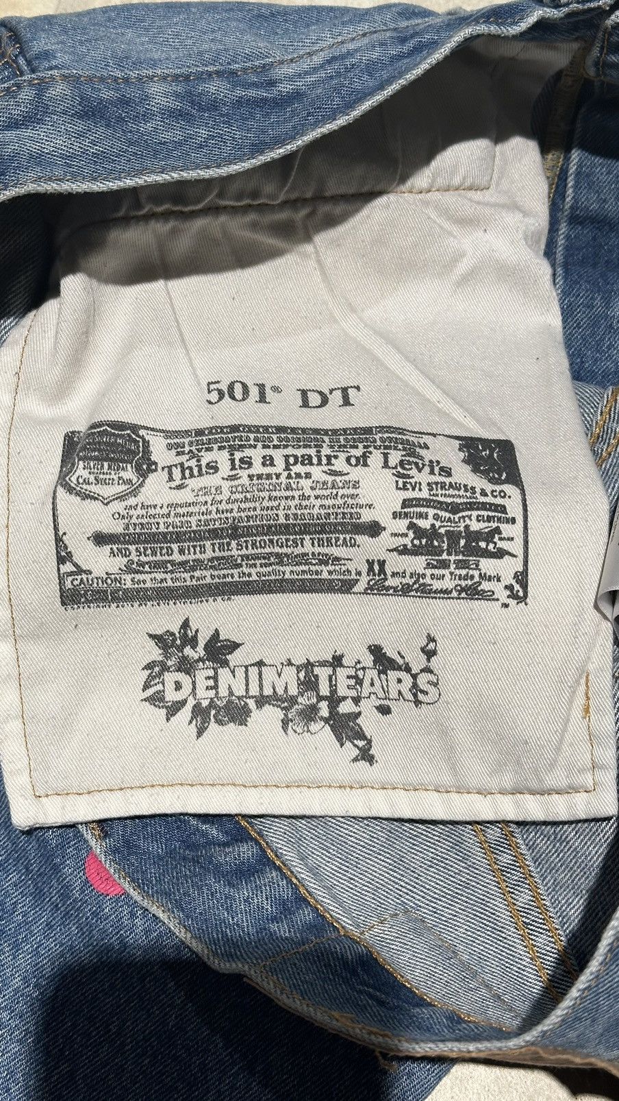 DENIM TEARS Denim Tears x Bstroy Blue Jeans Size US 32 / EU 48 - 4 Thumbnail