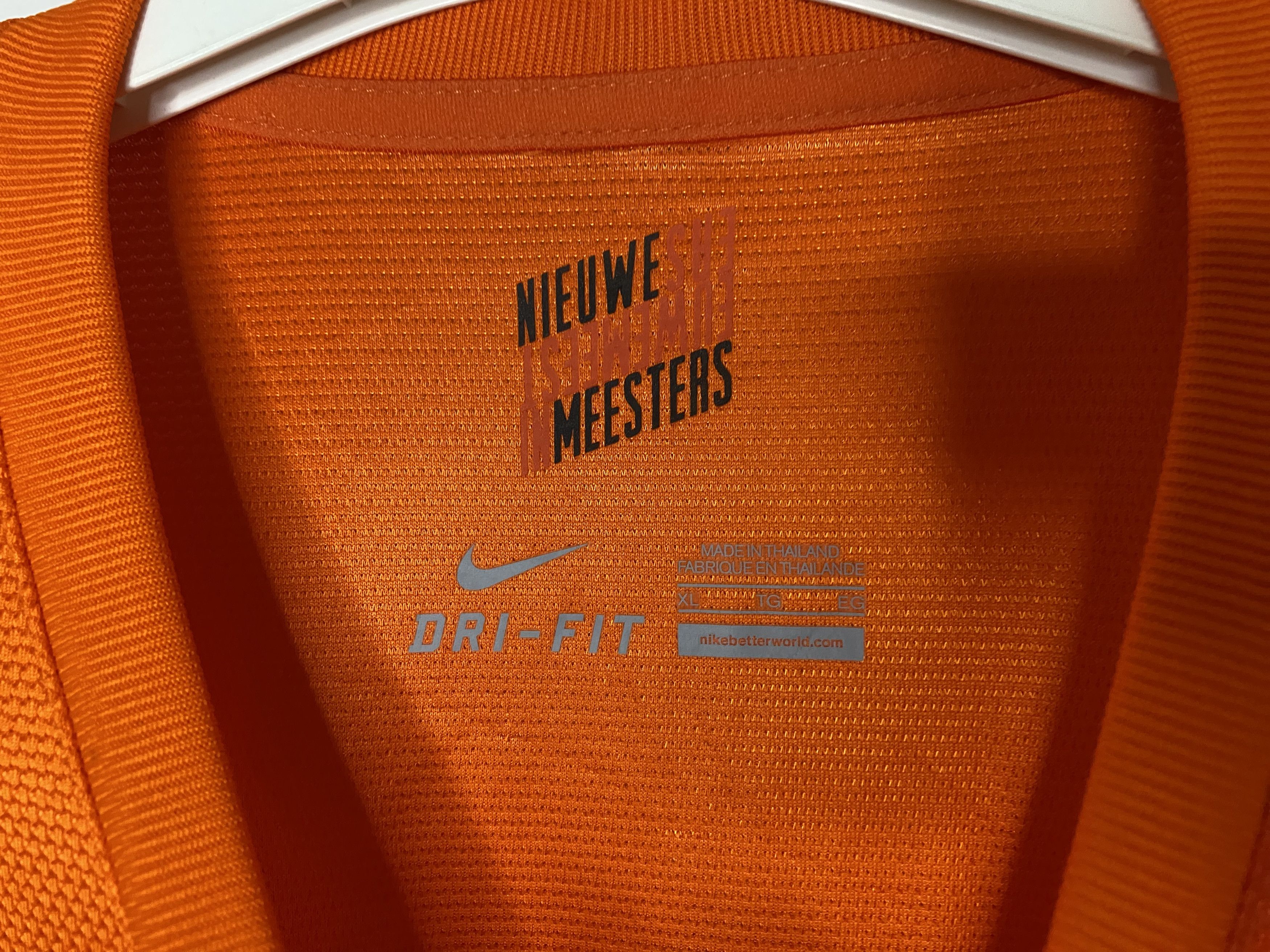 Nike NETHERLANDS TEAM 2012 2014 HOME FOOTBALL SHIRT SOCCER JERSEY Size US XL / EU 56 / 4 - 4 Thumbnail