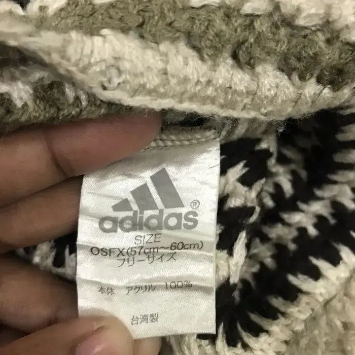 Adidas × Vintage Adidas Stripe Design Earflap Beanie Hat Size ONE SIZE - 6 Thumbnail