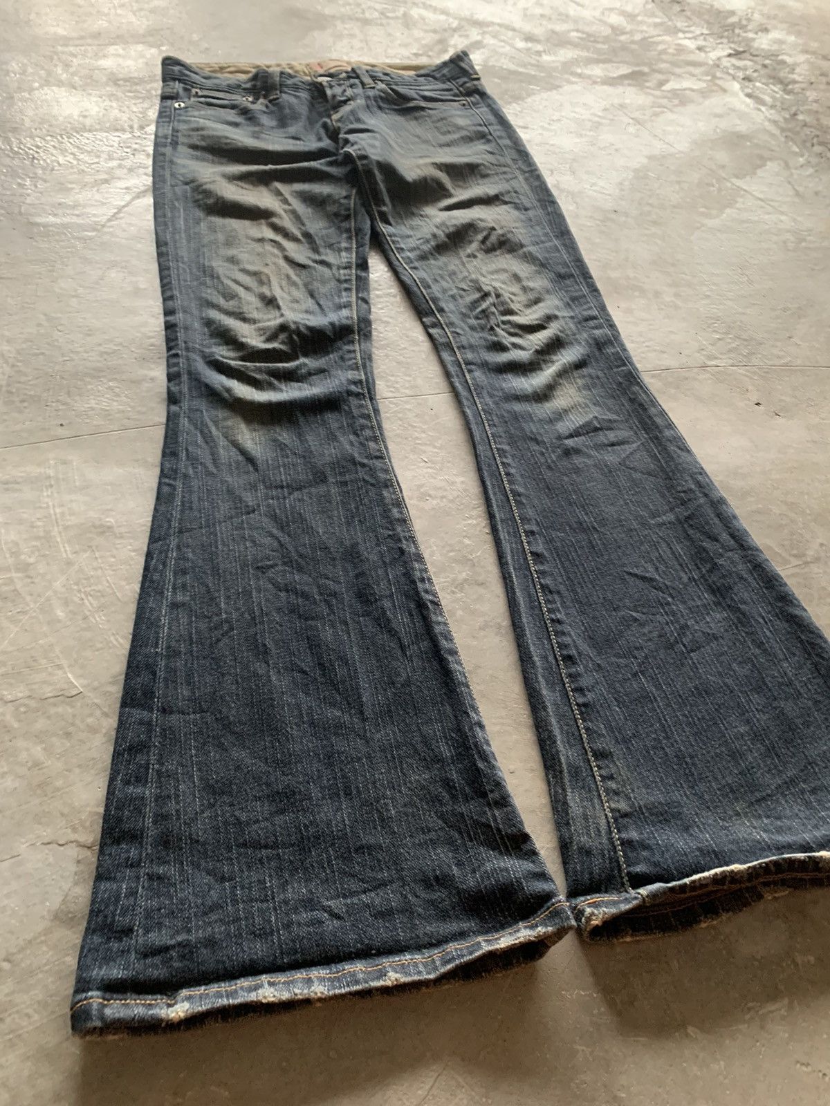 Japanese Brand flared back number japanese jeans like ifsixwasnine / lgb Size 29" - 11 Thumbnail