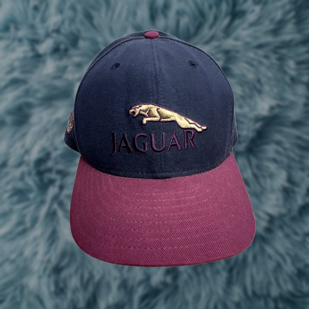 New Era VTG Jaguar Hat Car Racing Automotive Cap Wool 7 5/8" Size New Era Black Size ONE SIZE - 1 Thumbnail