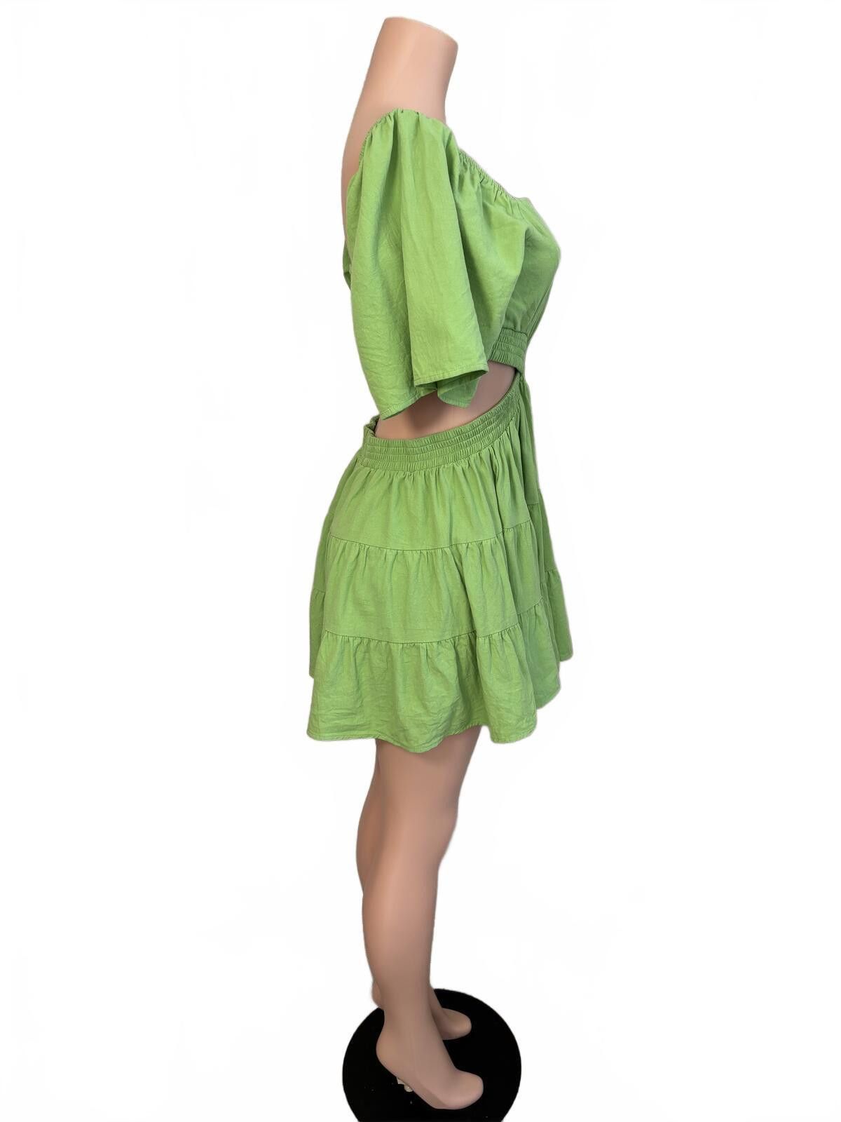 Other Shy Velvet Boho Cutout Dress Festival Western Cowgirl Large. Size L / US 10 / IT 46 - 5 Thumbnail