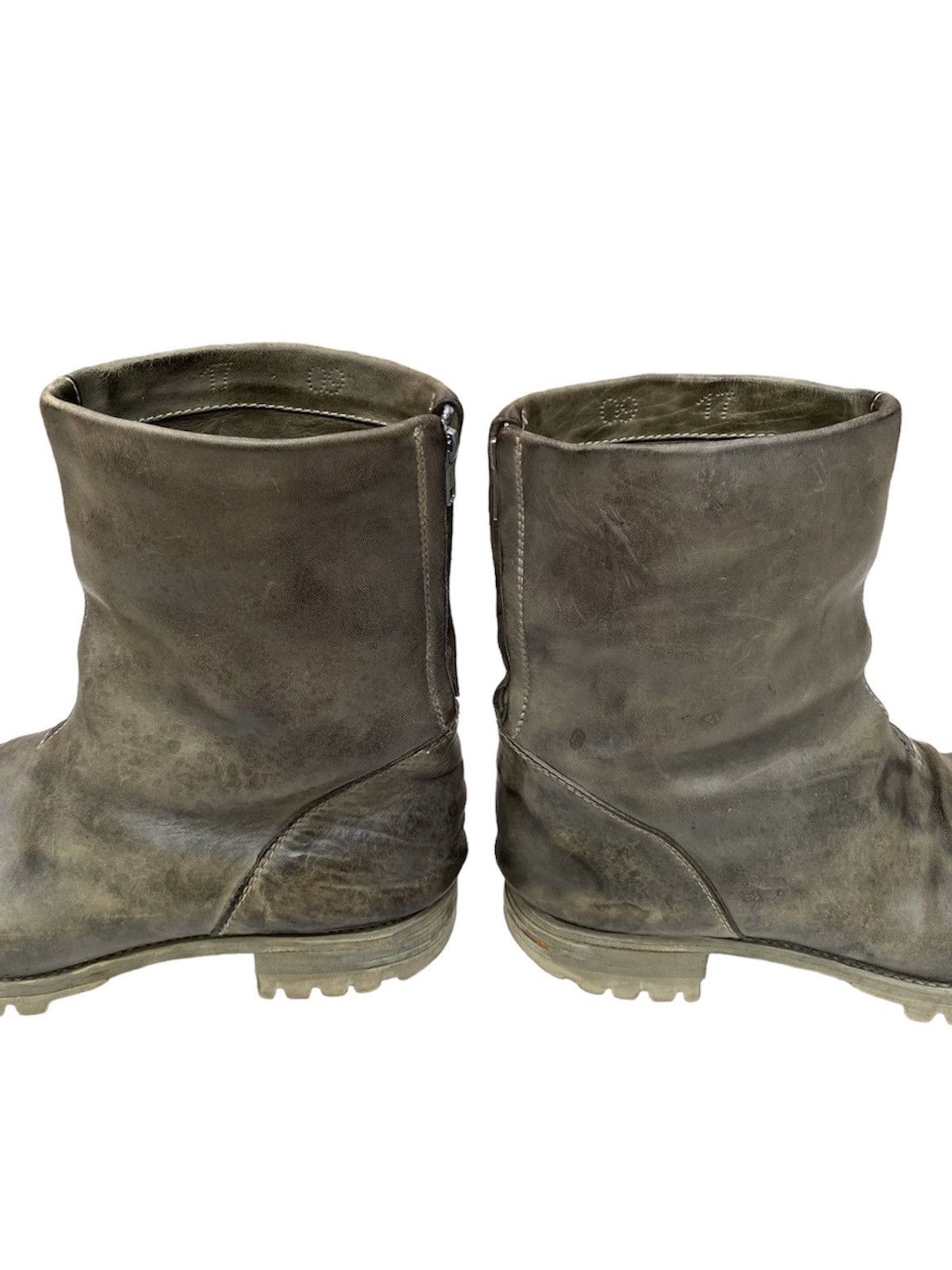 Carol Christian Poell CCP AW05 SAFE Double-Zip Tank Sole Horse Leather Boots Size US 11 / EU 44 - 14 Thumbnail
