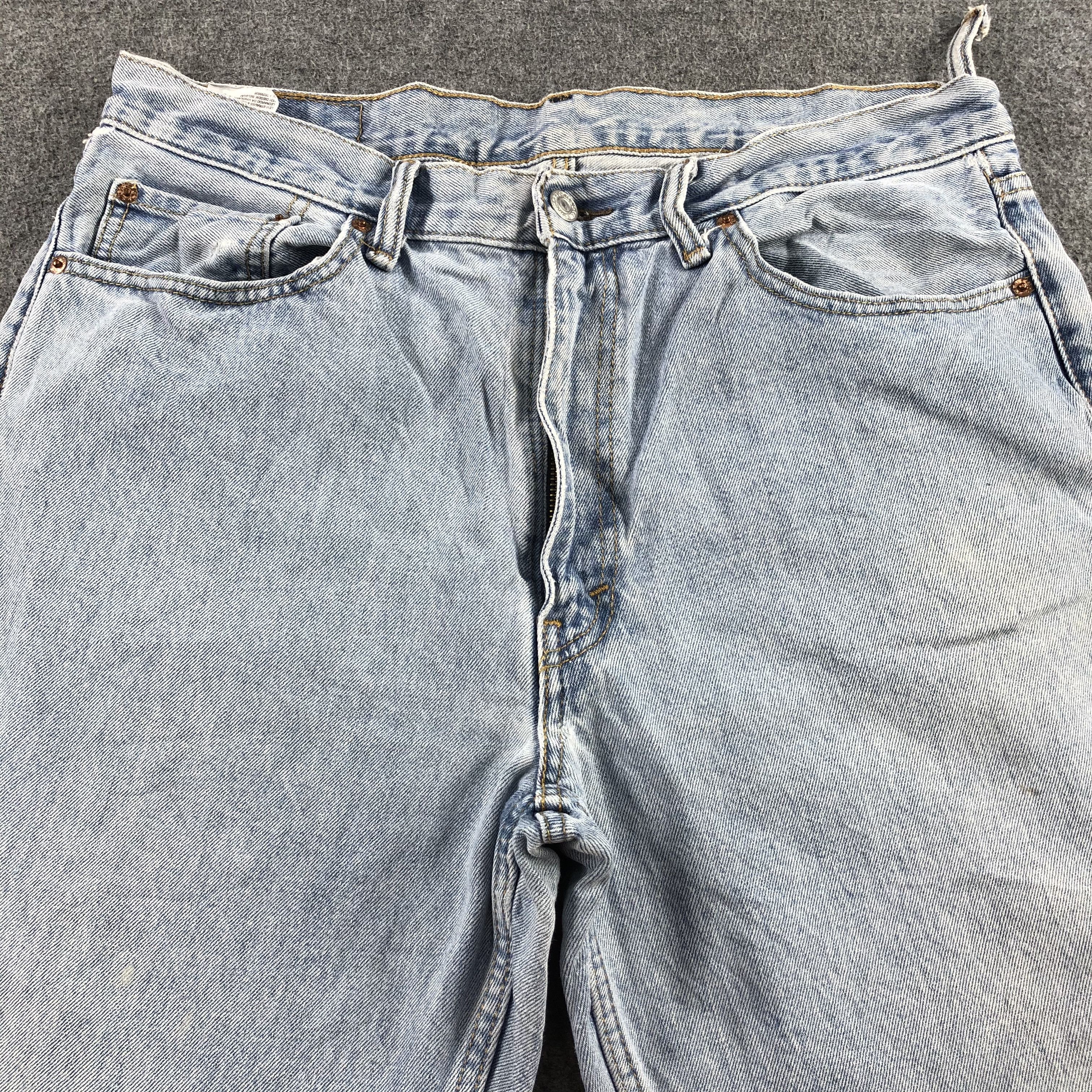 Levi's Vintage Light Wash Levis 550 Jeans-J2272 Size US 35 - 3 Thumbnail