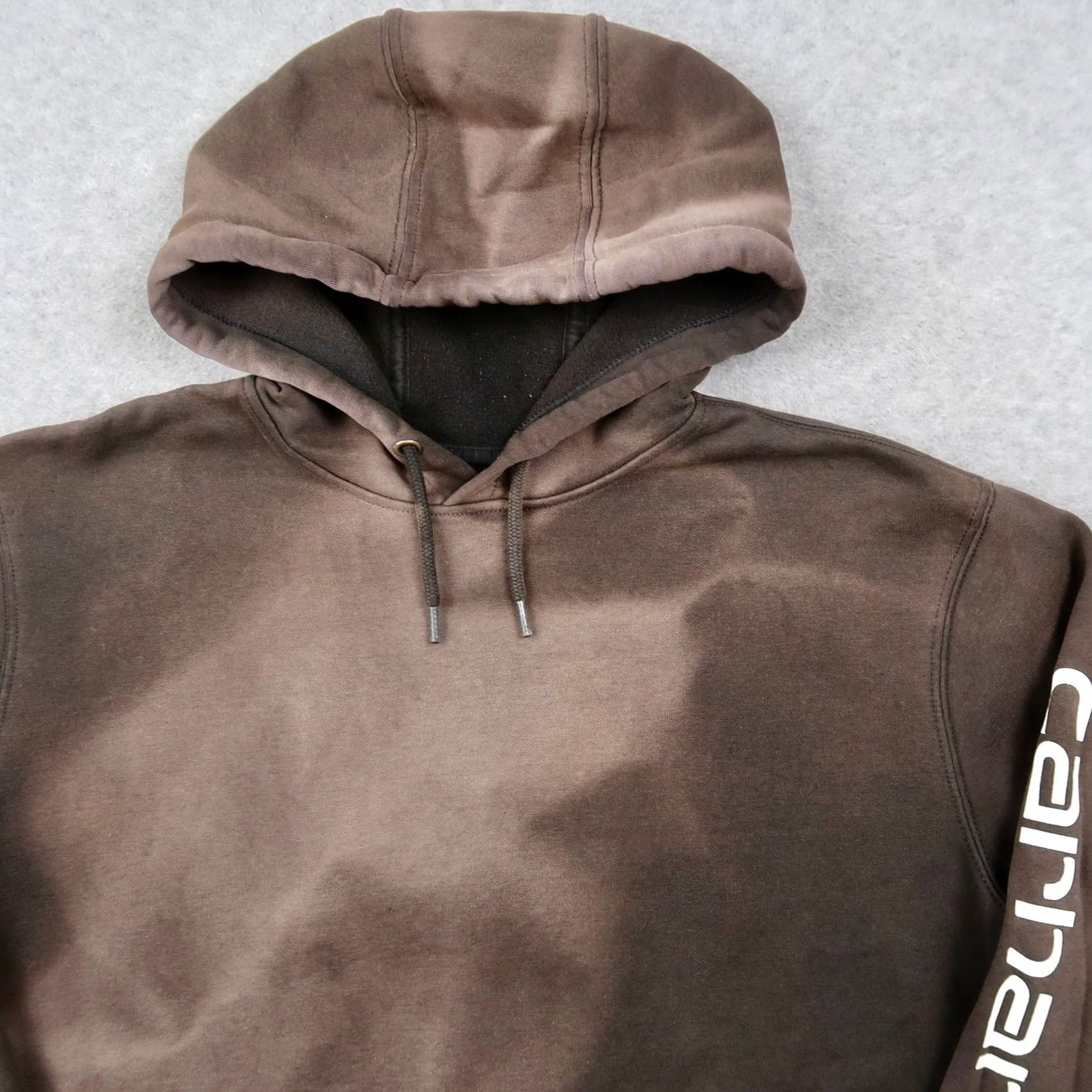 Carhartt Carhartt Hoodie Mens Loose Fit Sun Faded Black Graphic Logo Sleeve M Medium Size US M / EU 48-50 / 2 - 3 Thumbnail