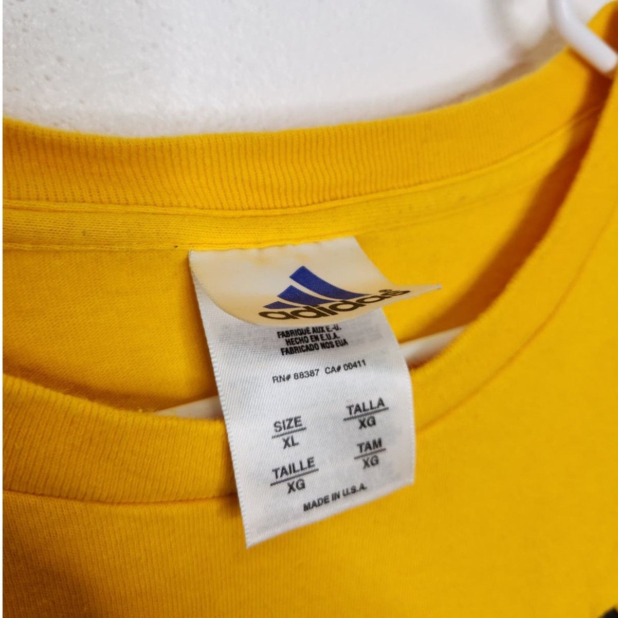 Adidas Vintage Adidas Stripes Spellout Long Sleeve Shirt 90s Soccer Size US XL / EU 56 / 4 - 4 Thumbnail