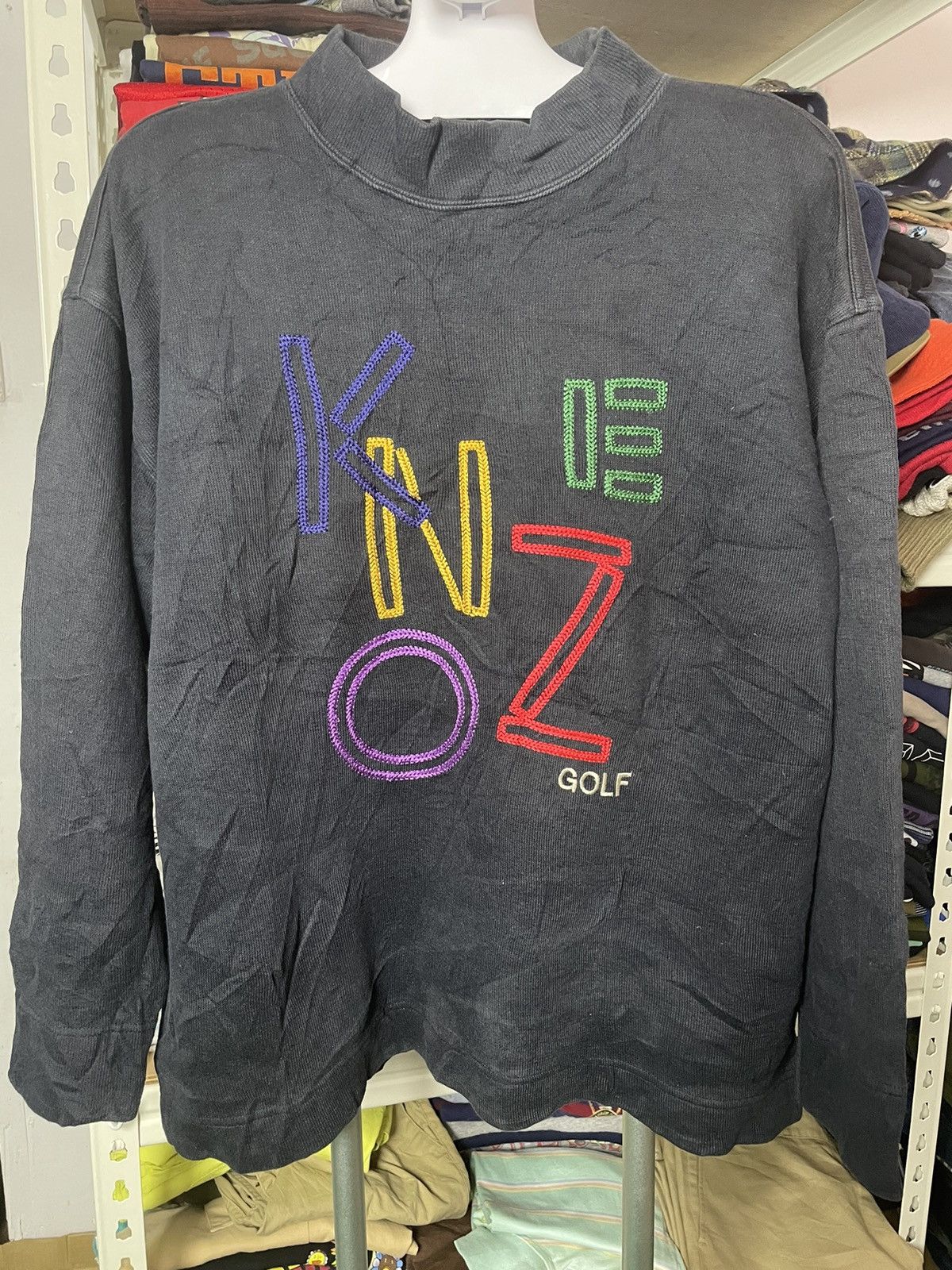 Kenzo Kenzo Golf Sweetshirt Big Spellout Size US L / EU 52-54 / 3 - 1 Thumbnail