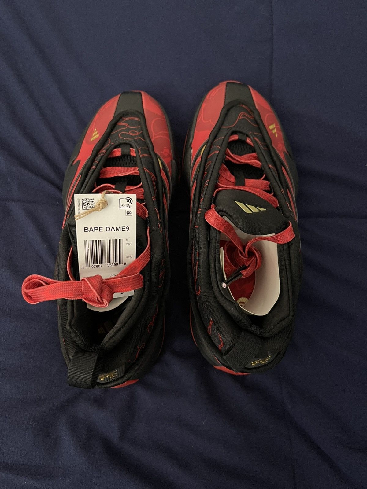Adidas BAPE/adidas Dame 9 Size US 5.5 / EU 38 - 3 Thumbnail