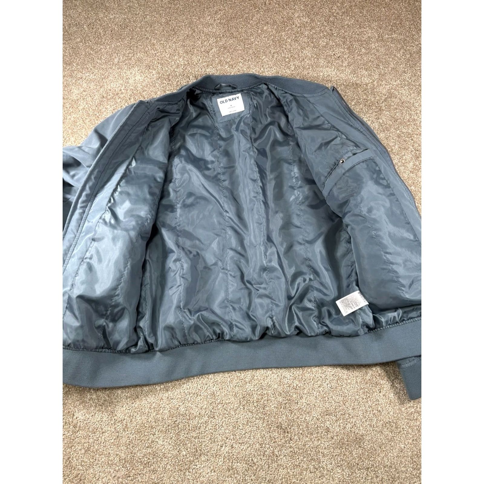 Old Navy Old Navy Blue Lined Windbreaker Bomber Jacket Full Zip Men’s Size Medium Size US M / EU 48-50 / 2 - 5 Thumbnail
