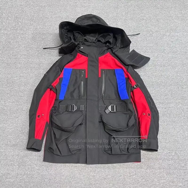 Burberry Burberry Red Cotton Logo Long Sleeve Coat. Size US S / EU 44-46 / 1 - 1 Thumbnail