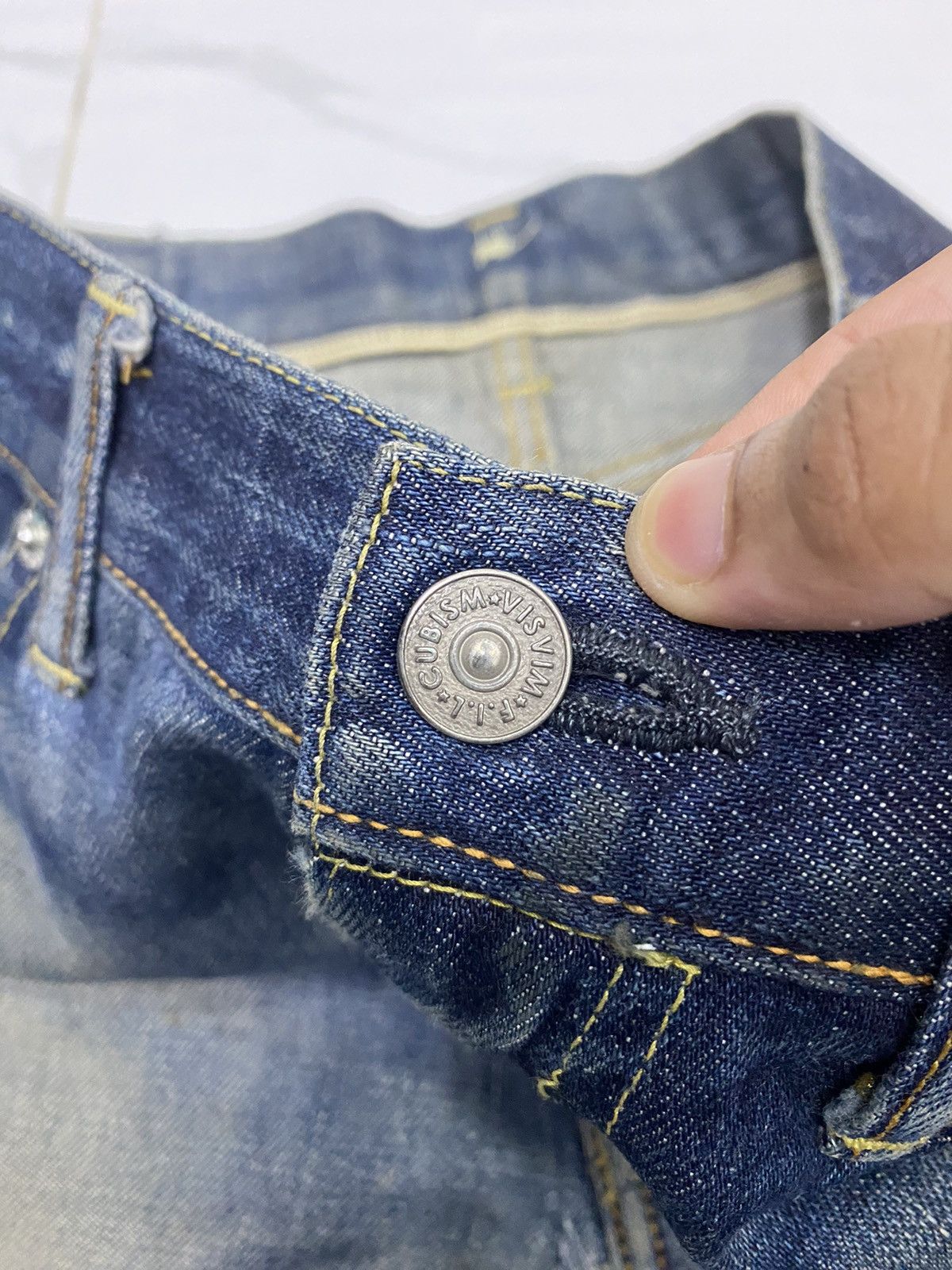 Visvim VISVIM SOCIAL SCULPTURE 04R SS03 DISTRESSED DENIM JEANS Size US 32 / EU 48 - 11 Thumbnail