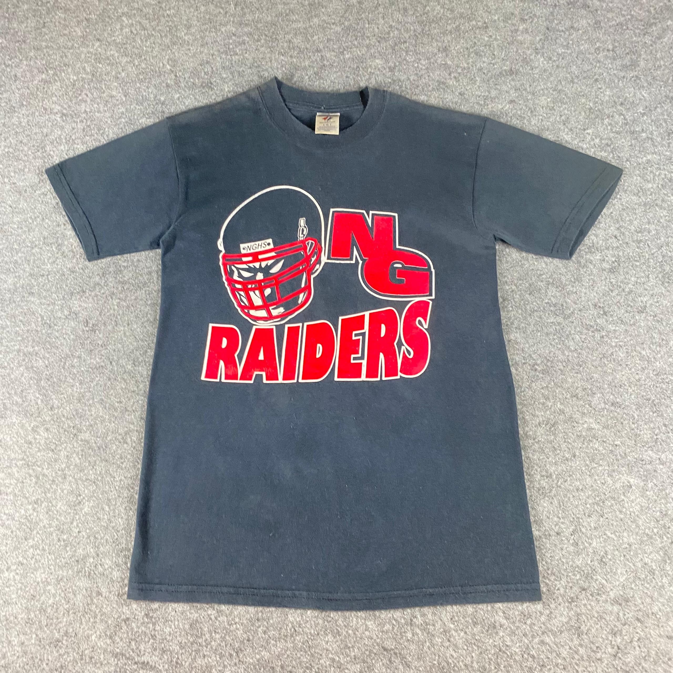 Vintage Vintage 90s Raiders Sportwear Tshirt Size US S / EU 44-46 / 1 - 1 Thumbnail