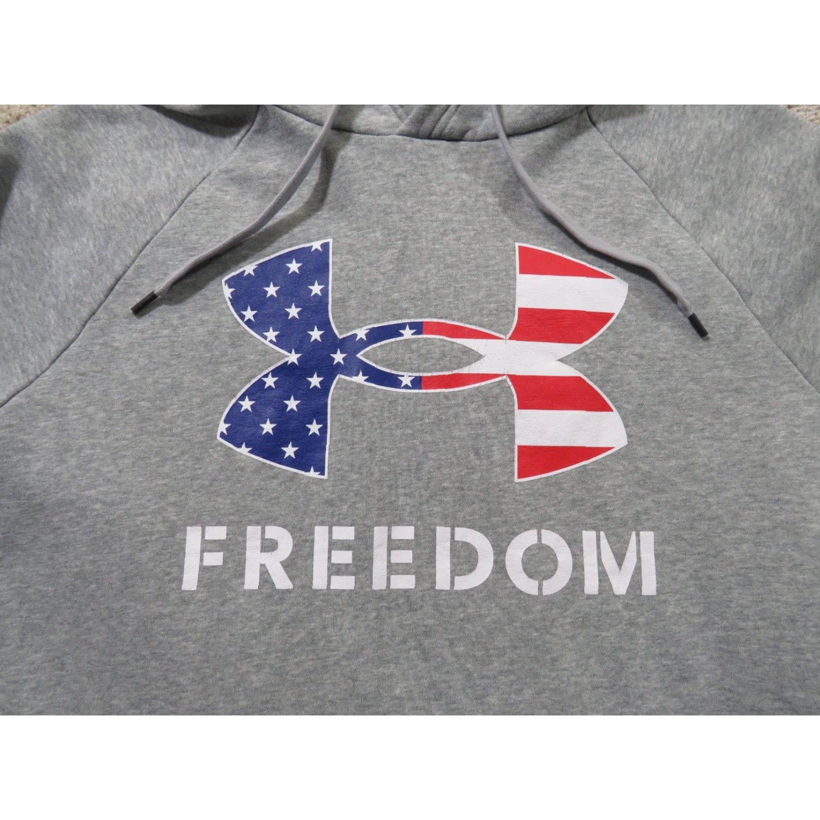 Under Armour Under Armour Hoodie Mens M Freedom Gray Pullover Sock? Size US M / EU 48-50 / 2 - 4 Thumbnail