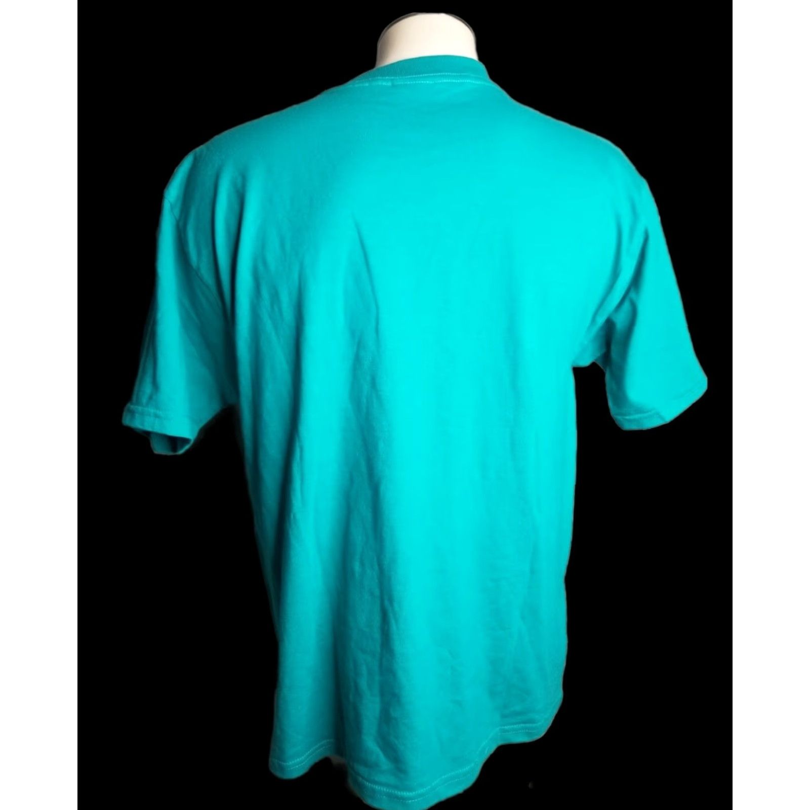 Gildan Vintage Retro Mens L Sweet Home Blue Chicago Graphic T Shirt Dance to the Music Size US L / EU 52-54 / 3 - 2 Thumbnail