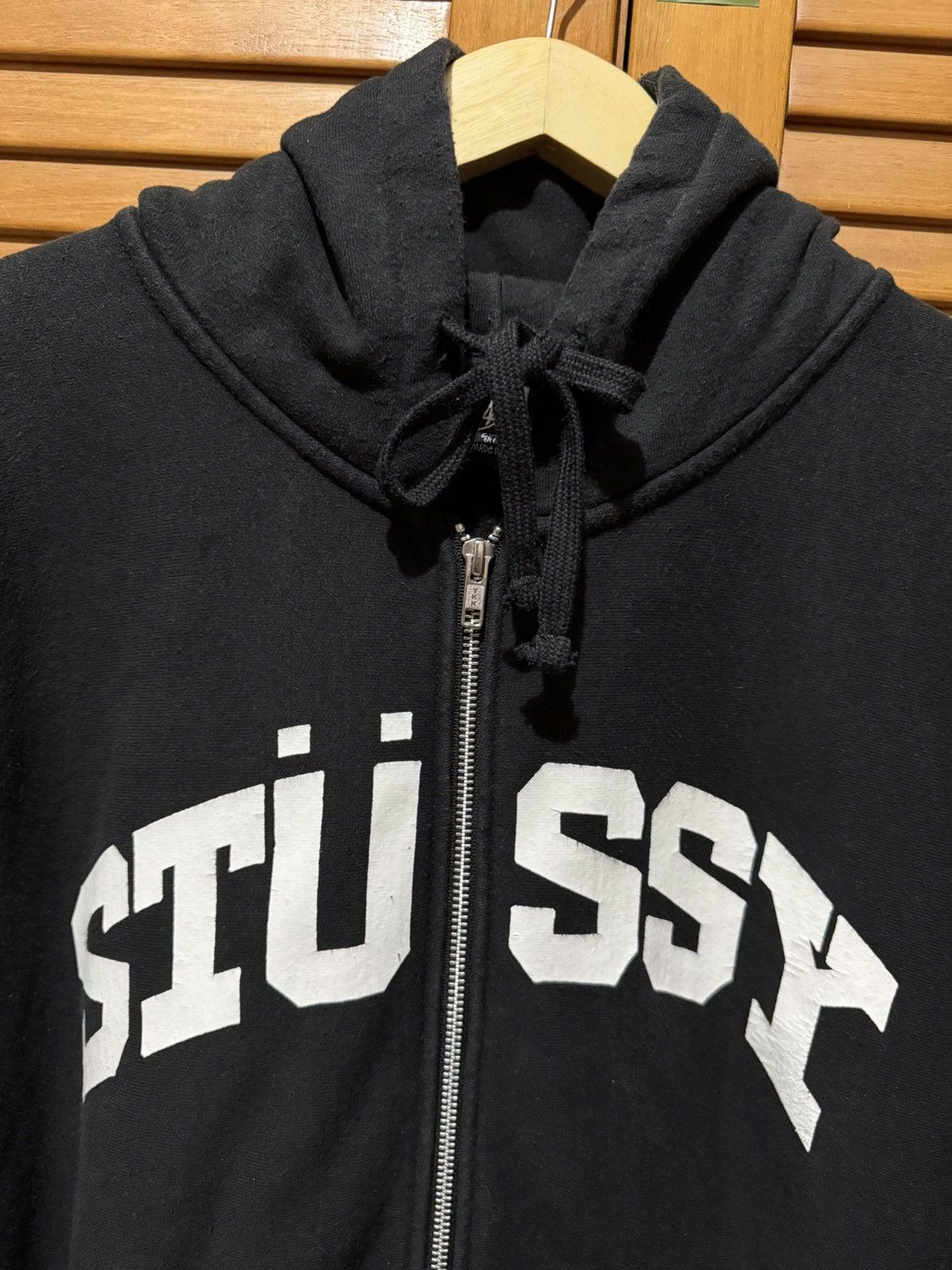 Stussy Stussy Block Sport Zip Hoodie Black Size US XL / EU 56 / 4 - 3 Thumbnail