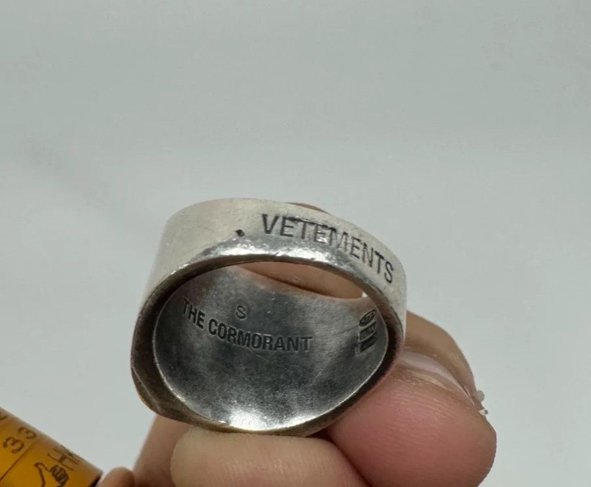 Vetements Vetements 19SS Skull 925 Silver Skull Ring2412-Nextarrow Size ONE SIZE - 5 Thumbnail