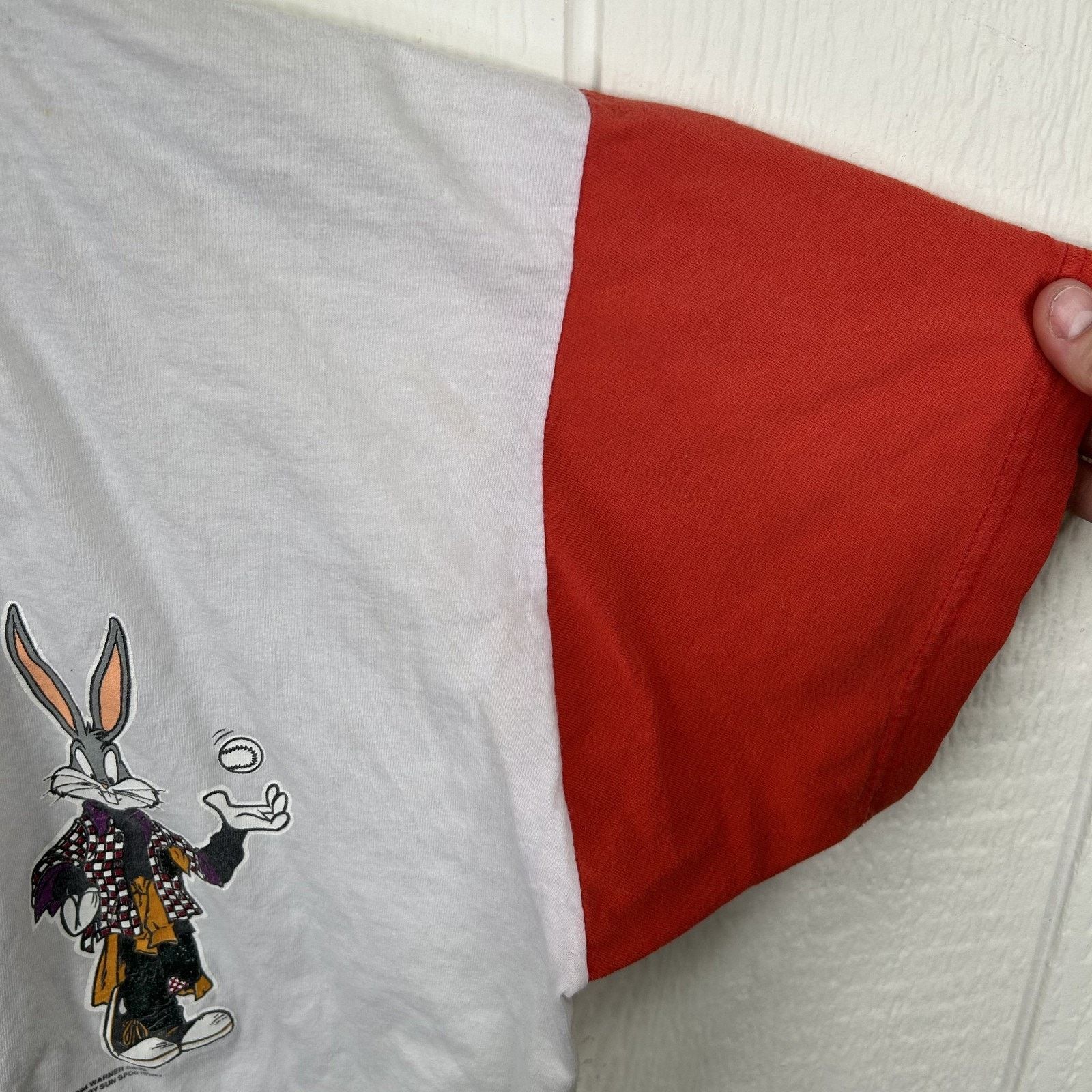 Other Vintage Bugs Bunny & Taz Button-Up Baseball Style Tee Large Size US L / EU 52-54 / 3 - 6 Thumbnail