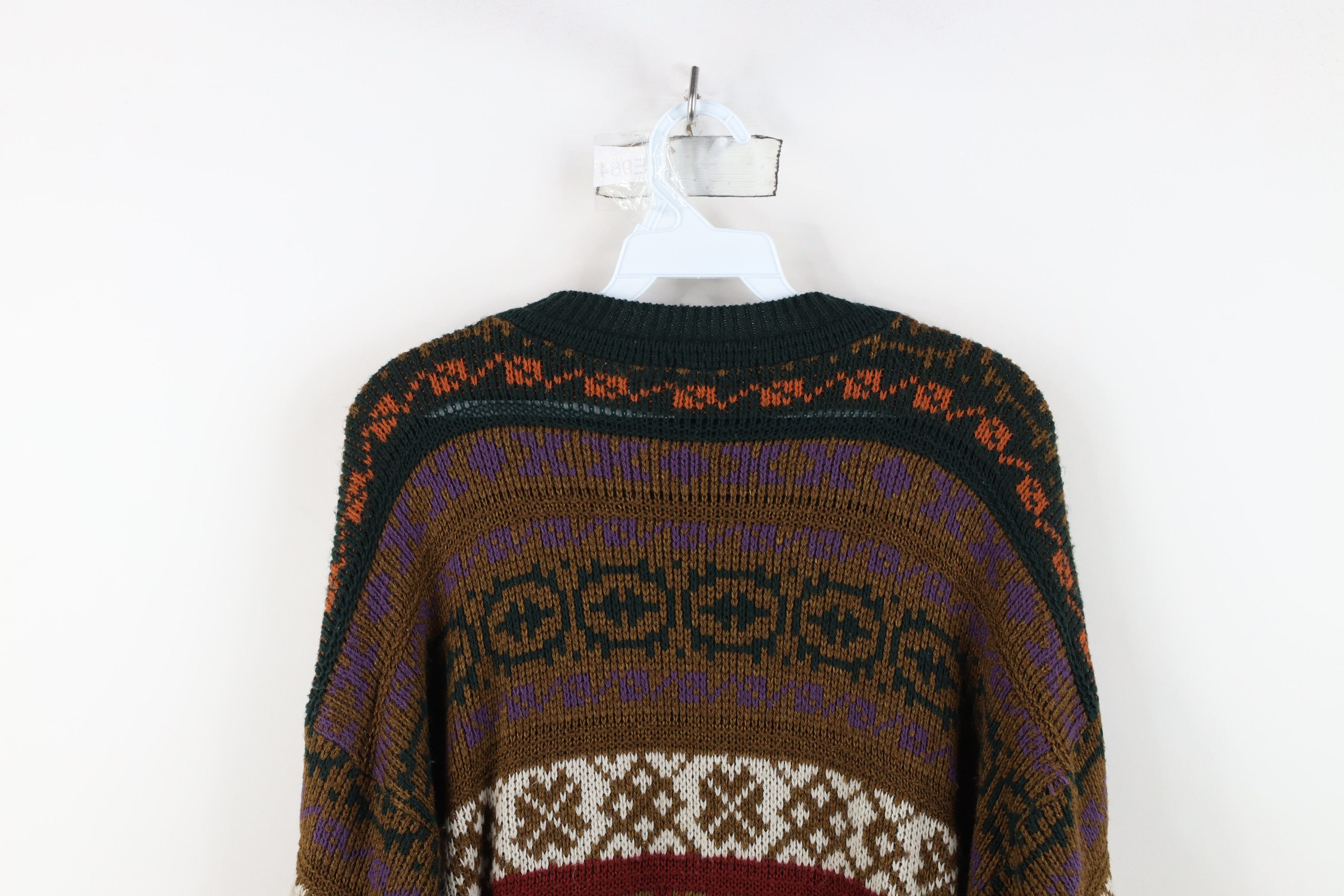 Vintage Vintage 90s Streetwear Fair Isle Knit Crewneck Sweater USA Size US S / EU 44-46 / 1 - 9 Thumbnail